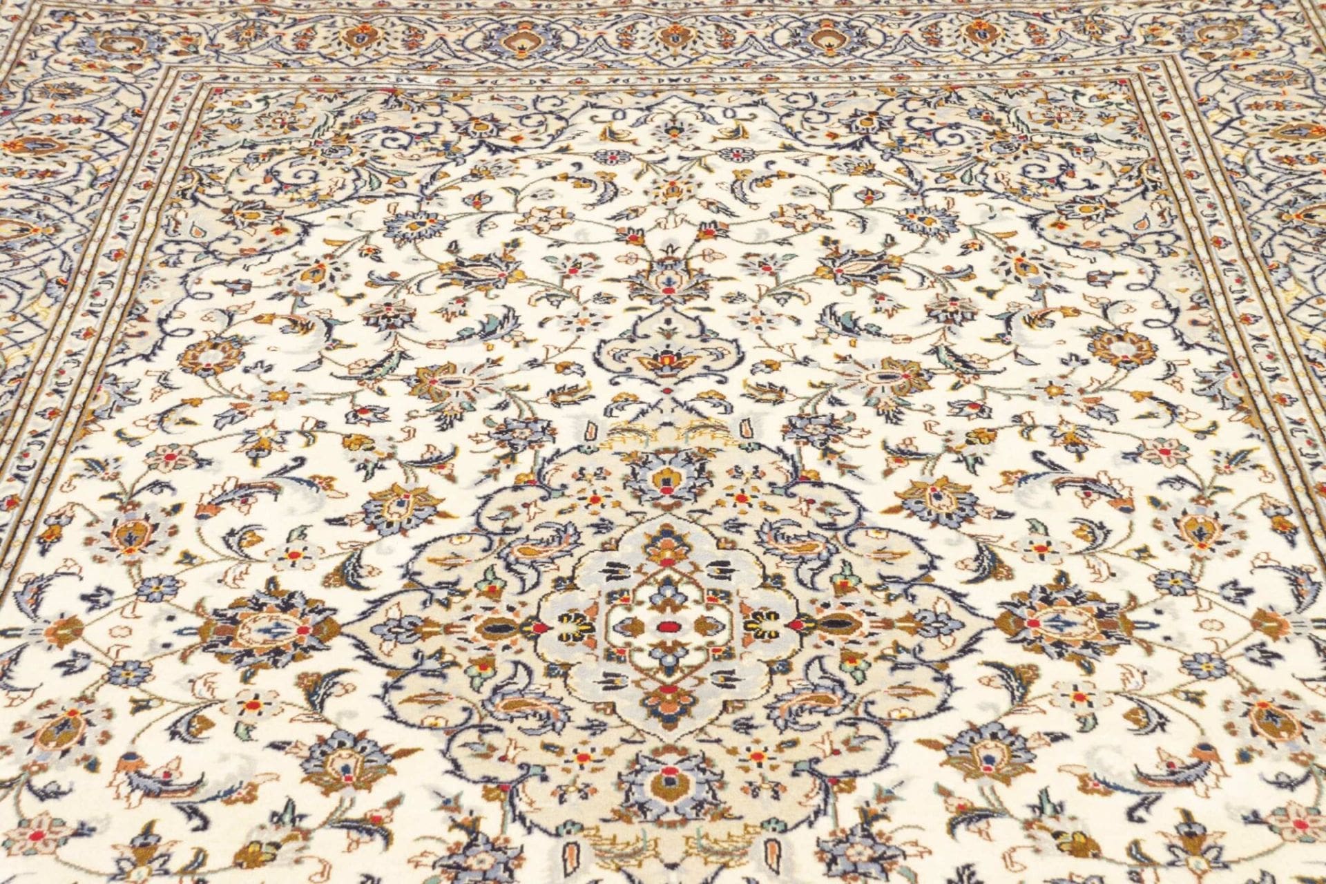 Handgeknüpfter Kashan Perserteppich, 200 × 315 cm, Wolle