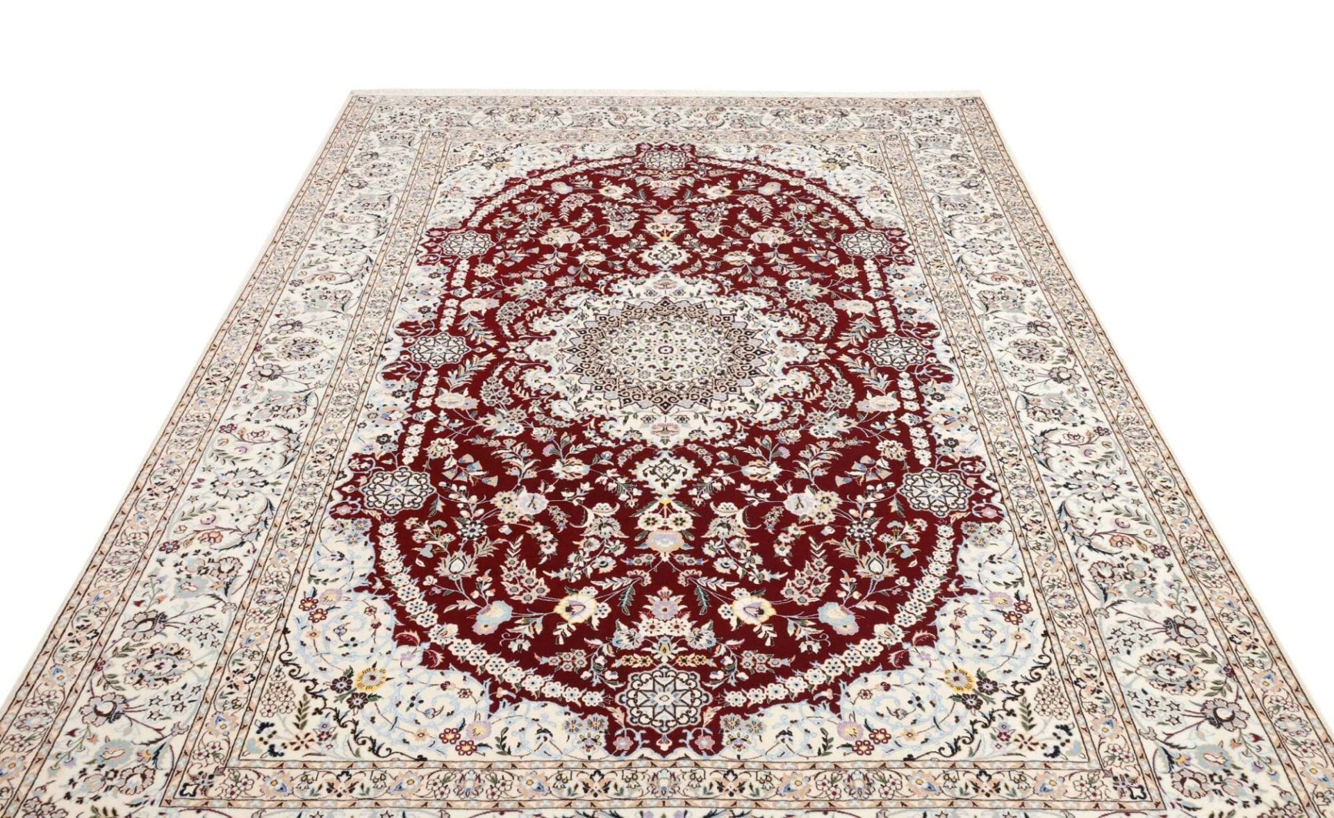 Handgeknüpfter Nain Perserteppich 203 × 307 cm