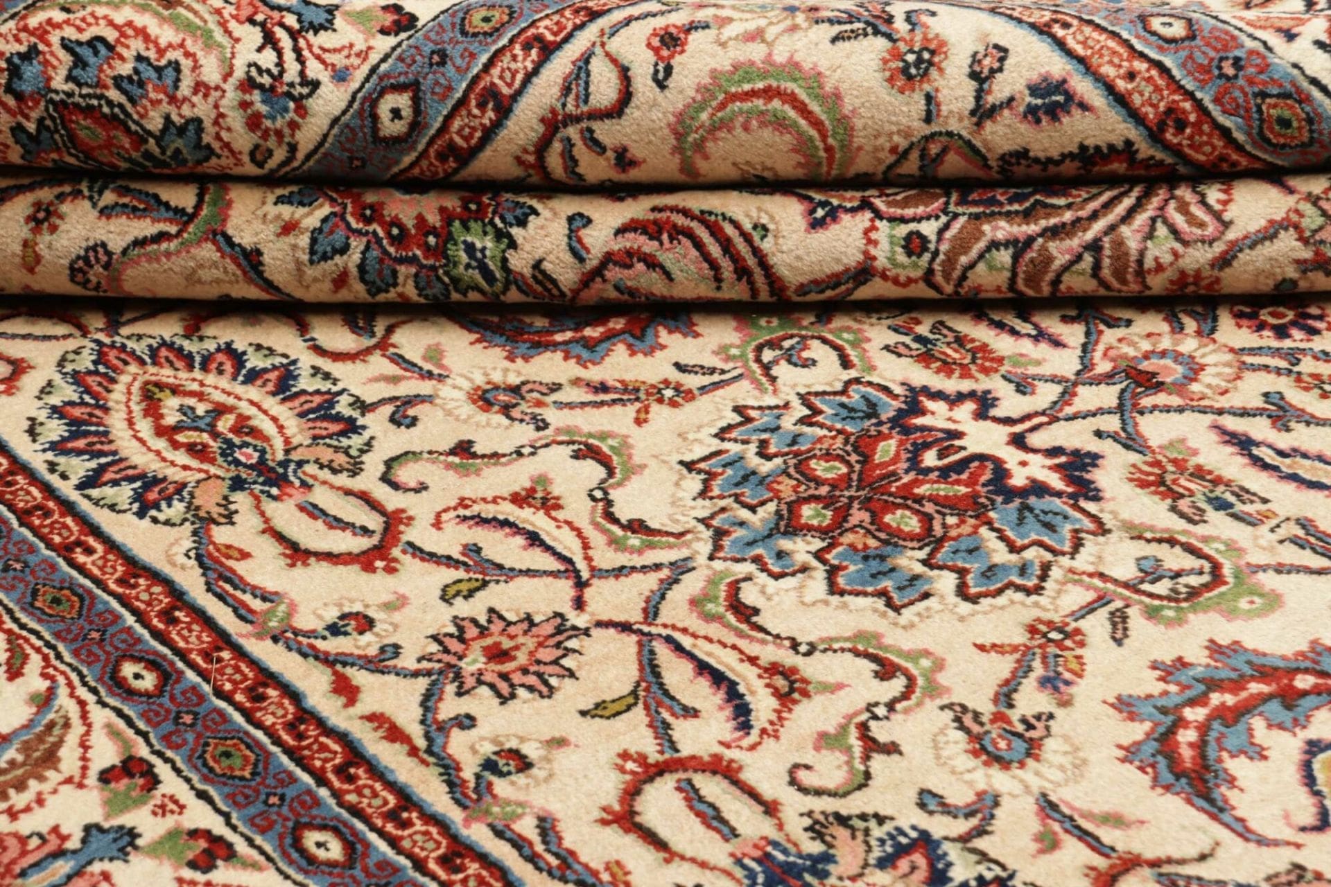 Mashhad Perserteppich aus Iran, 223 × 317 cm