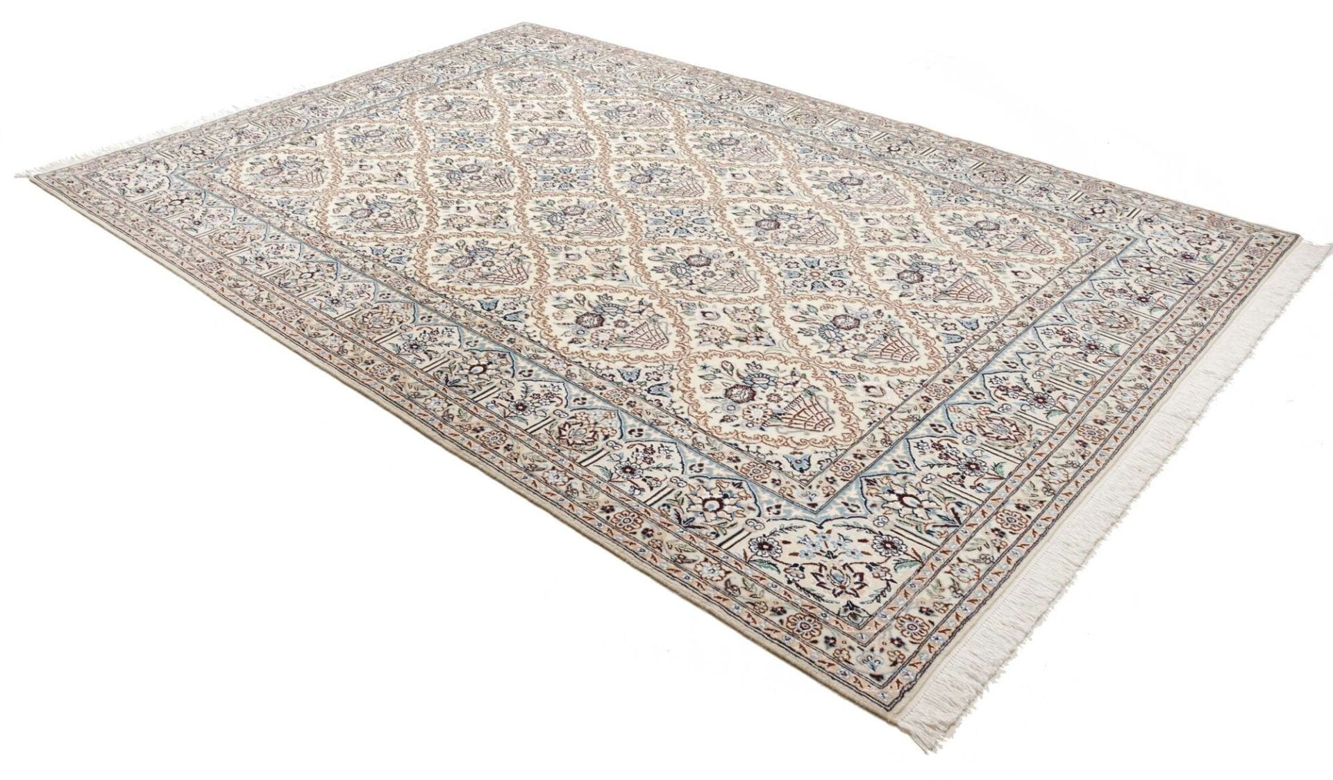 Nain Perserteppich 207 × 302 cm aus Wolle, handgeknüpft