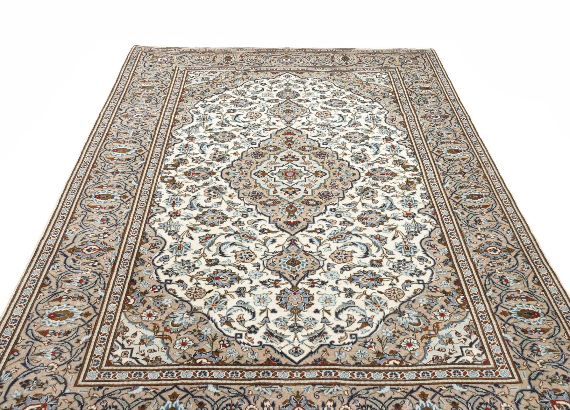 Kashan Perserteppich aus Iran, 205 × 295 cm