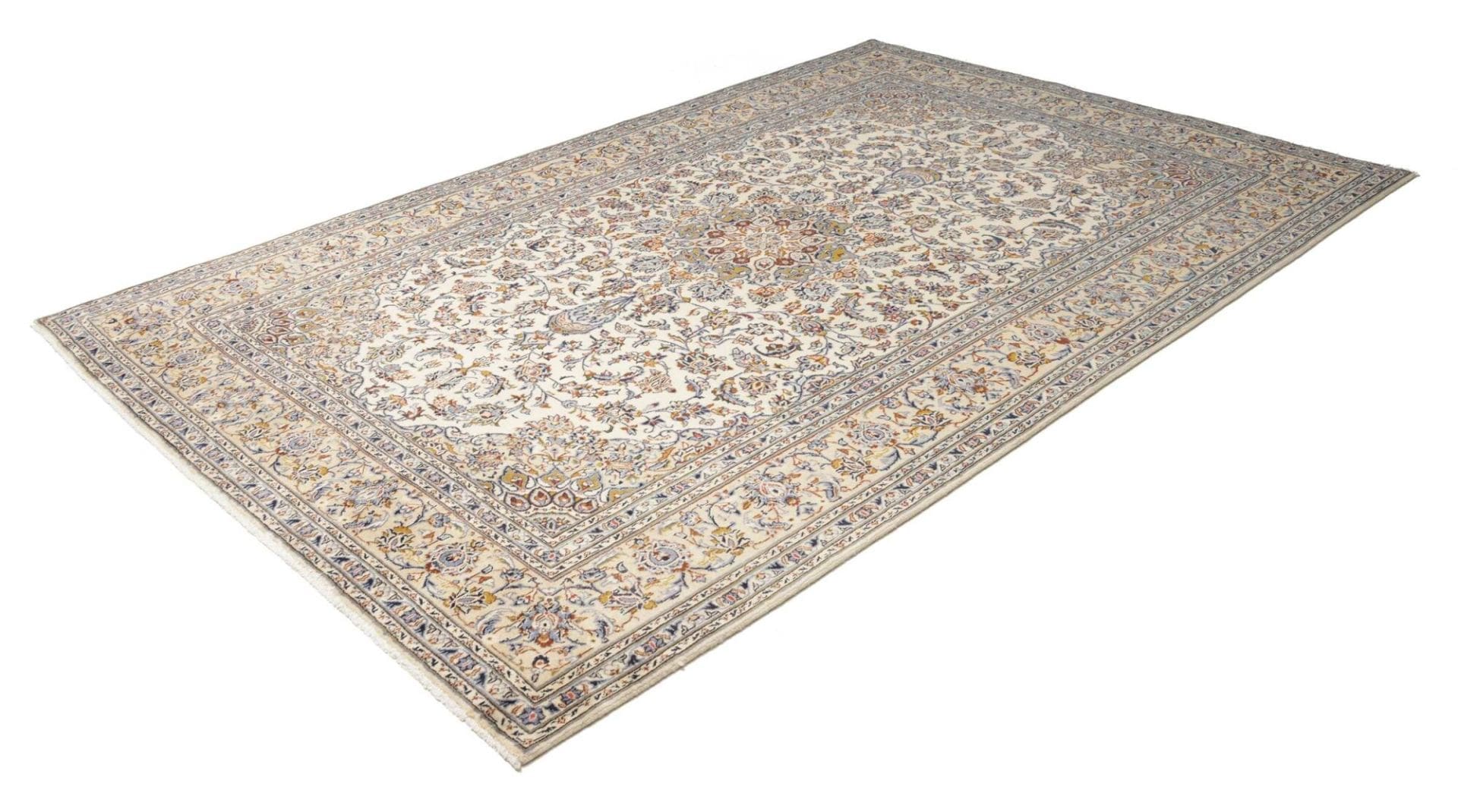 kashan-teppich-209-x-315-cm-schurwolle-handgeknupft-perserteppich-1 Handgeknüpfter Kashan Perserteppich 209 × 315 cm