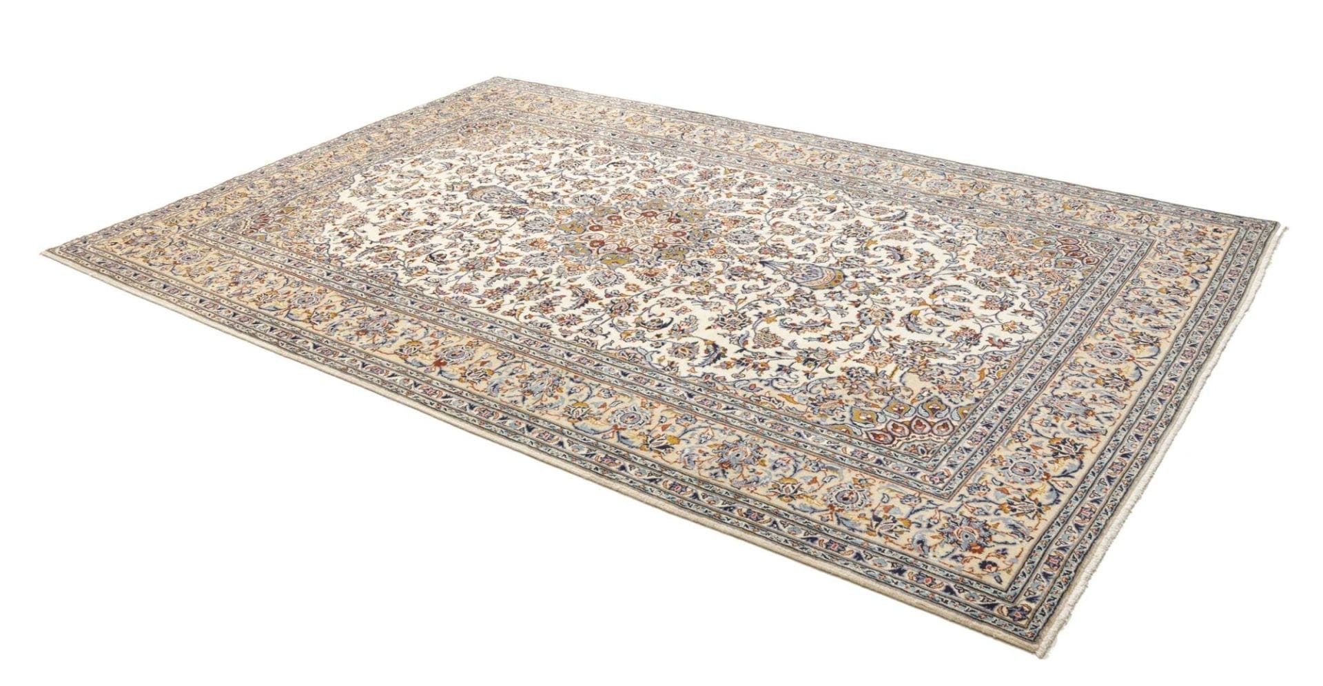 kashan-teppich-209-x-315-cm-schurwolle-handgeknupft-perserteppich-2 Handgeknüpfter Kashan Perserteppich 209 × 315 cm