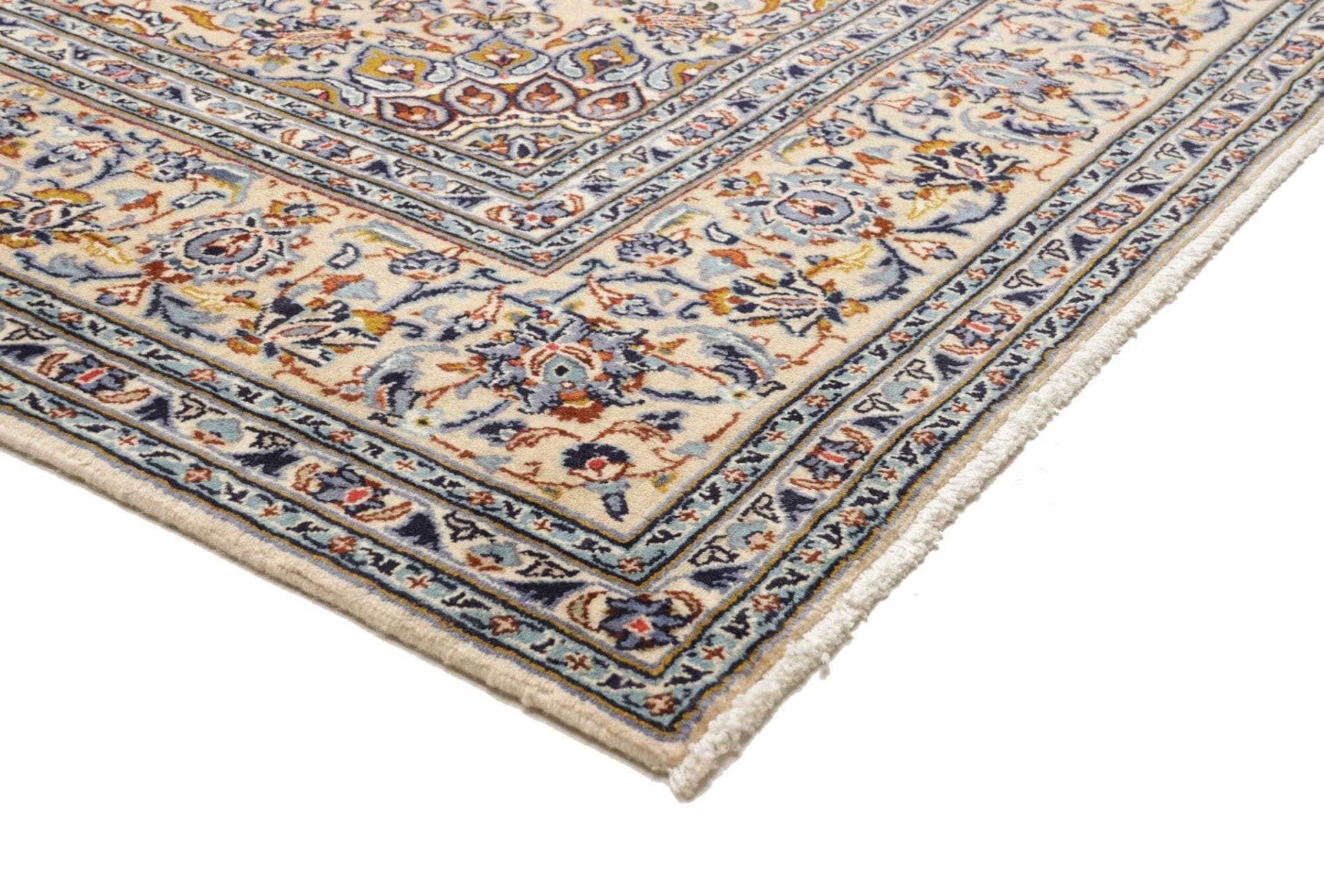 kashan-teppich-209-x-315-cm-schurwolle-handgeknupft-perserteppich-4 Handgeknüpfter Kashan Perserteppich 209 × 315 cm