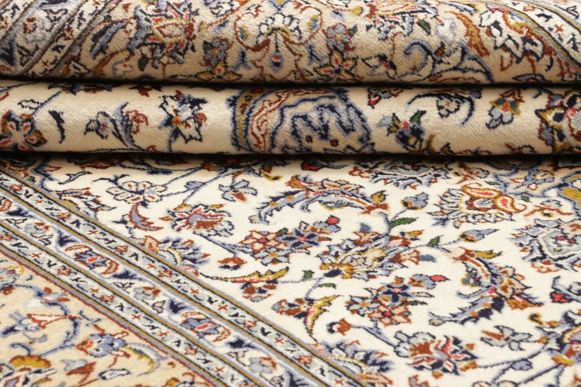kashan-teppich-209-x-315-cm-schurwolle-handgeknupft-perserteppich-9 Handgeknüpfter Kashan Perserteppich 209 × 315 cm