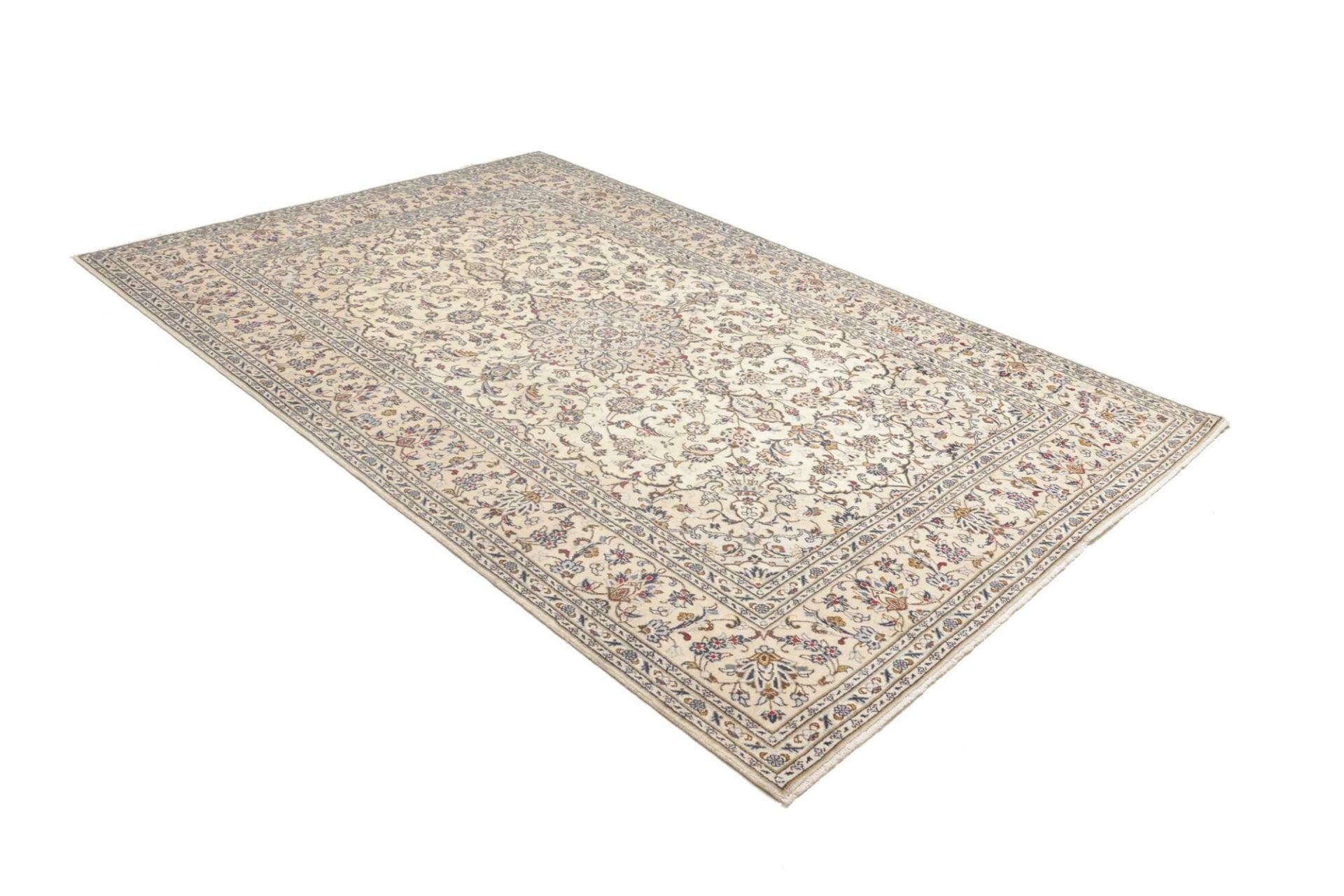 Handgeknüpfter Kashan Perserteppich 197 × 300 cm