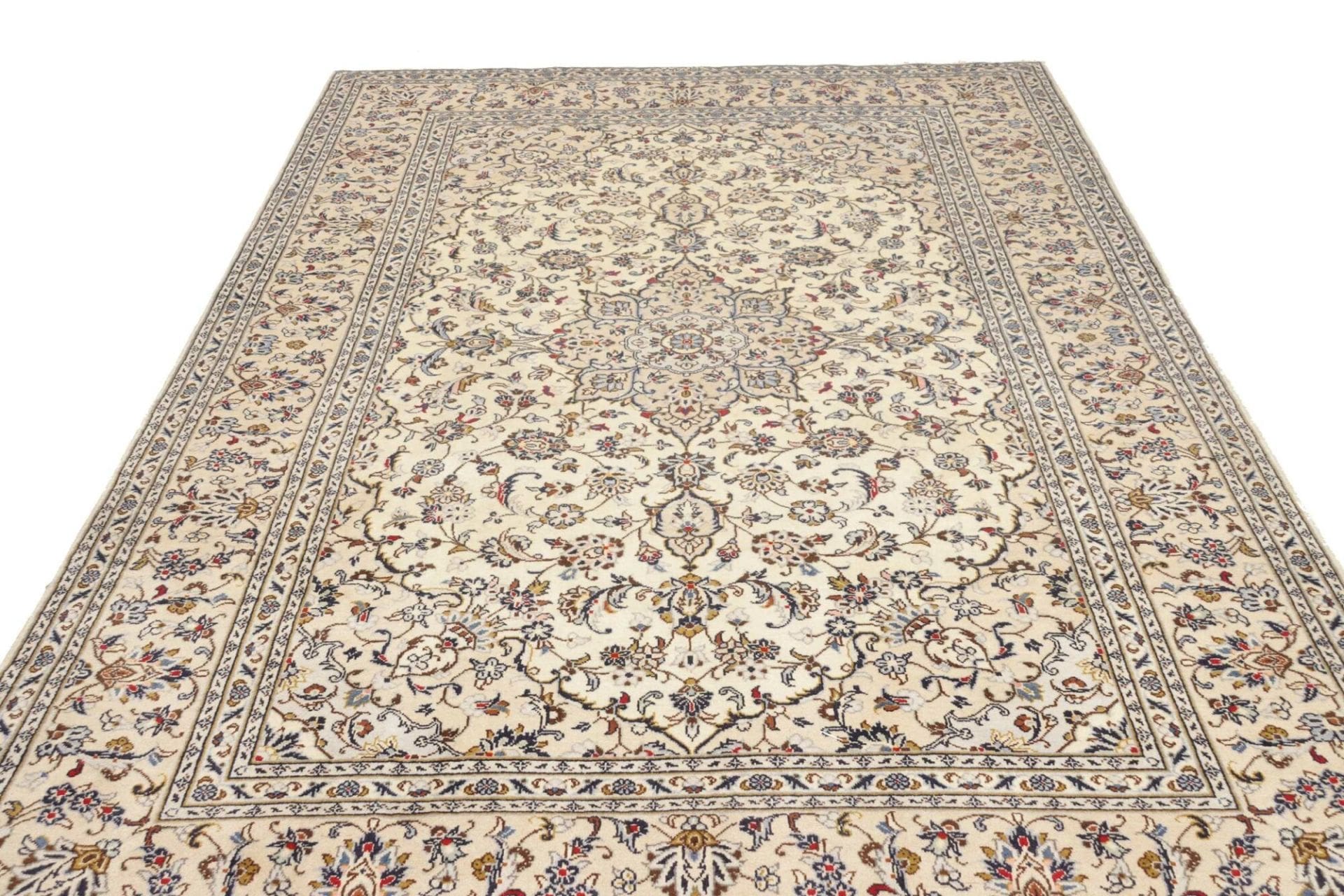 Handgeknüpfter Kashan Perserteppich 197 × 300 cm