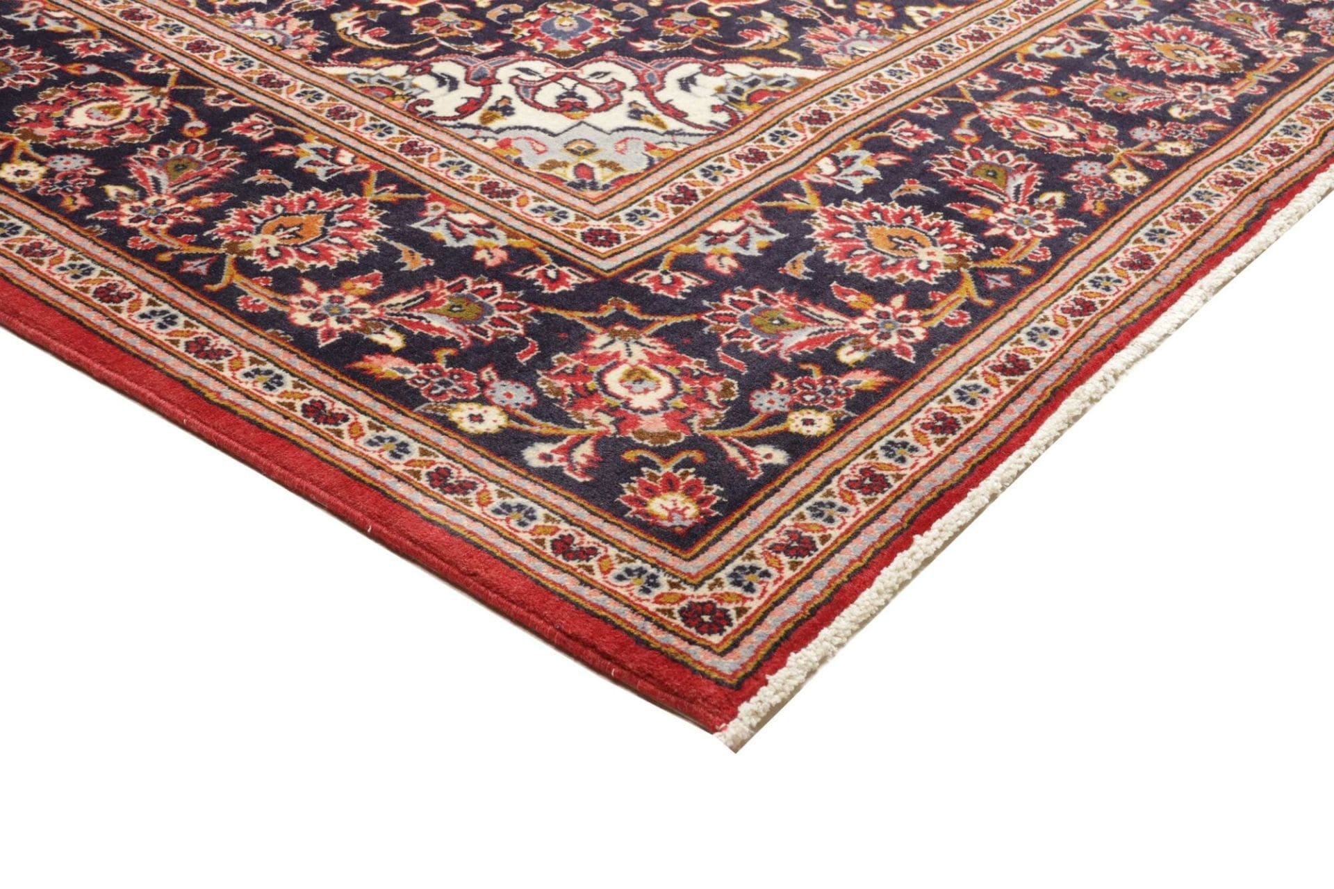 Handgeknüpfter Kashan Perserteppich, 208 × 300 cm, Wolle