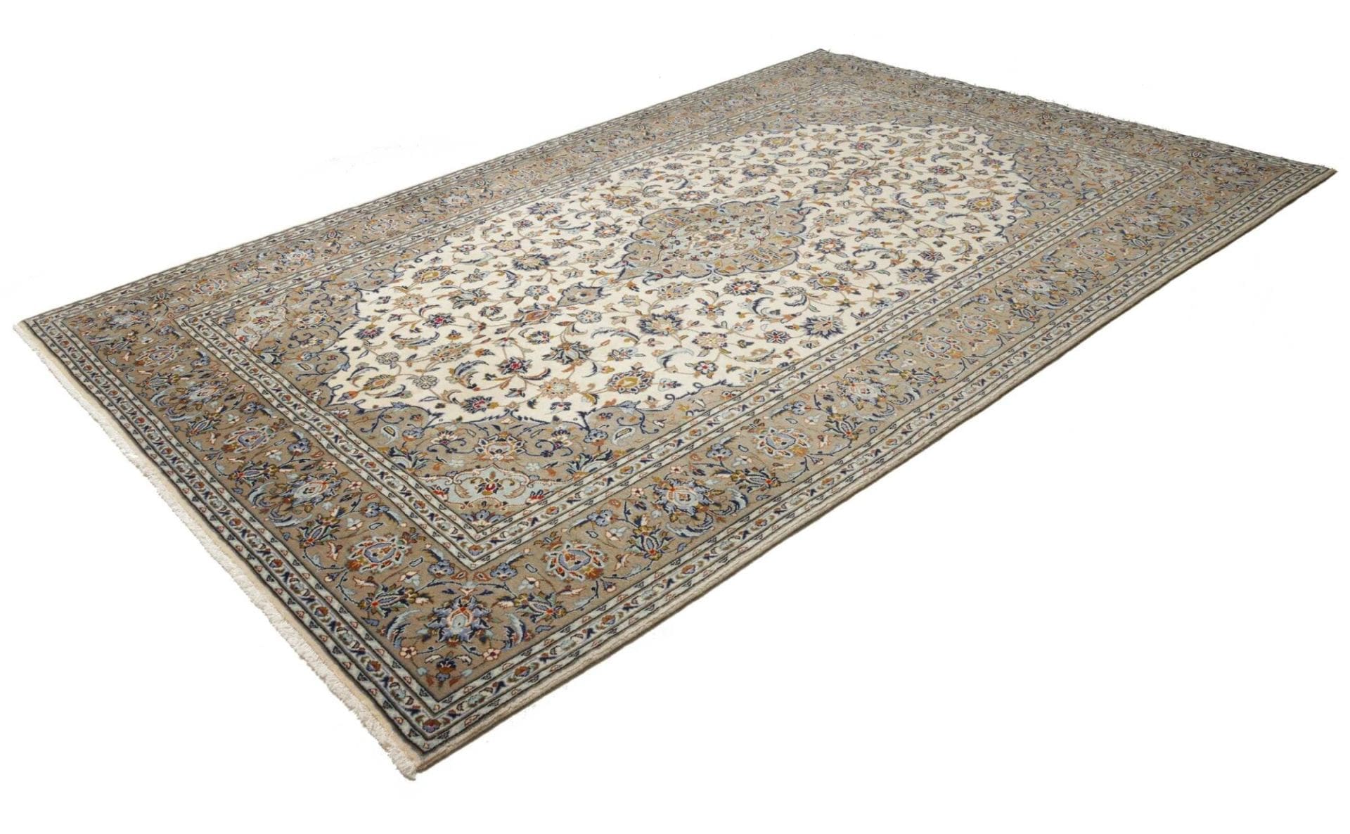 Handgeknüpfter Kashan Perserteppich 206 × 310 cm