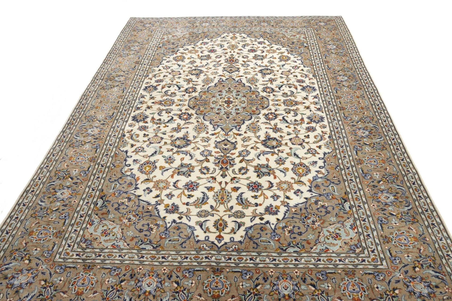 Handgeknüpfter Kashan Perserteppich 206 × 310 cm