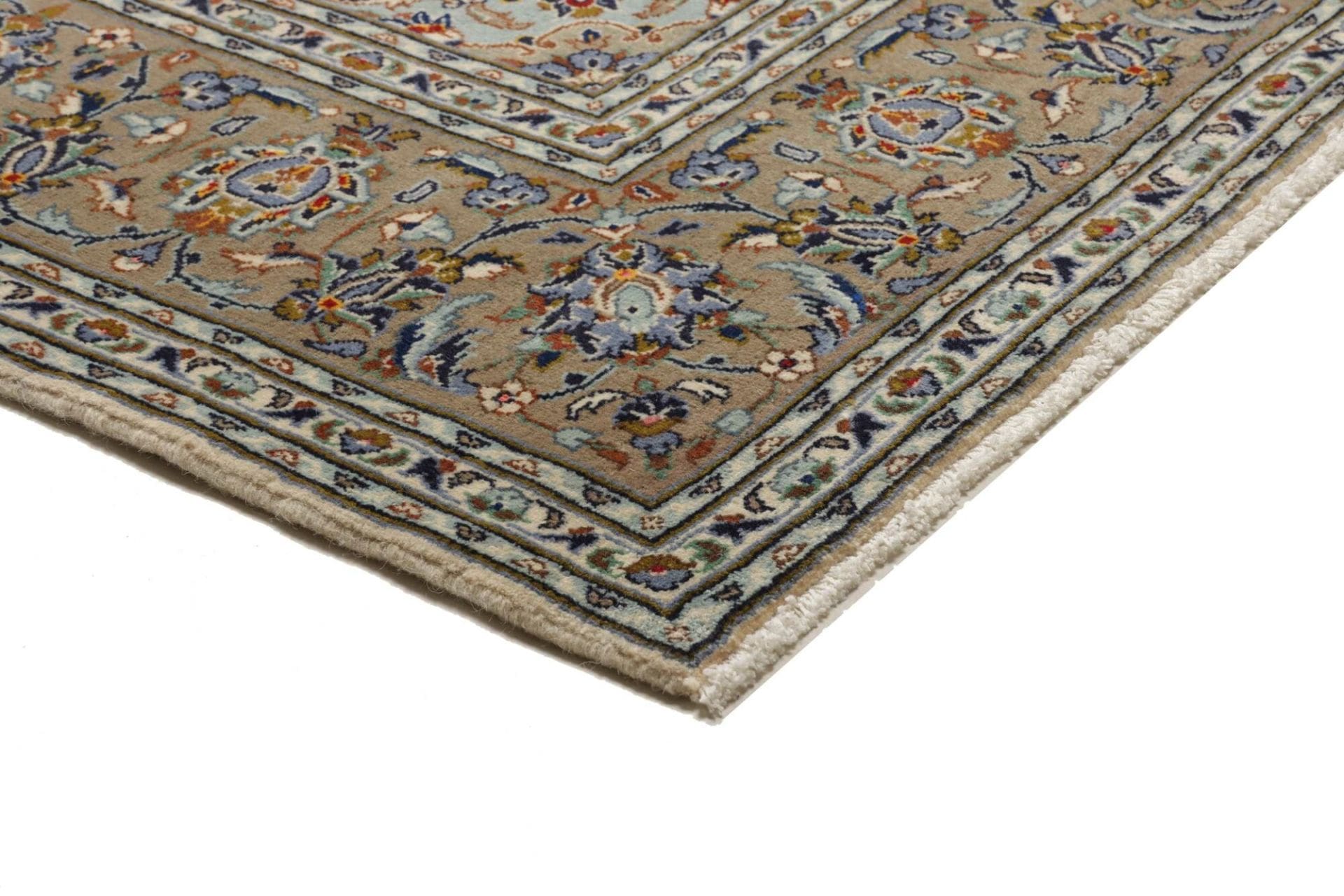Handgeknüpfter Kashan Perserteppich 206 × 310 cm