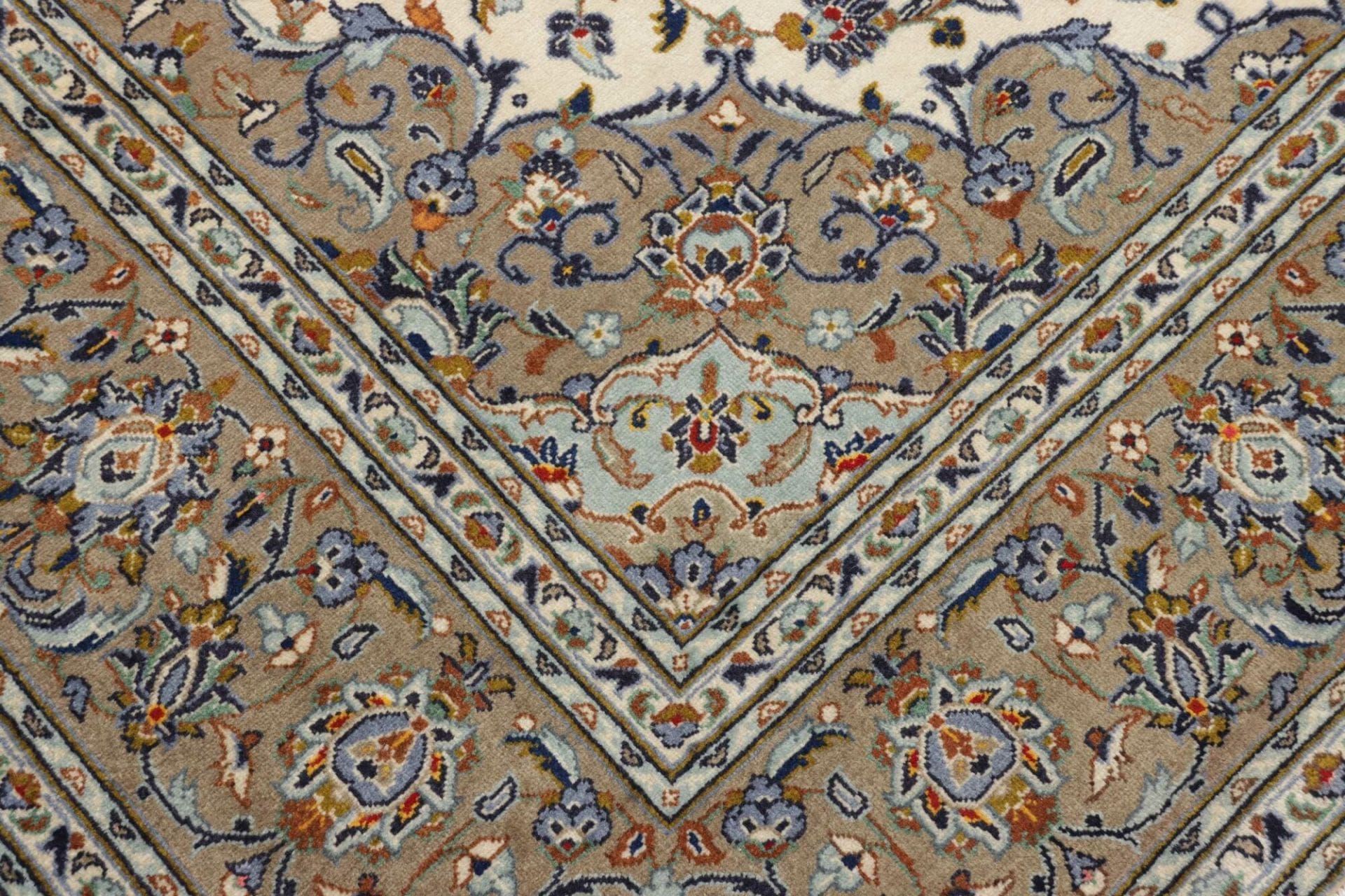 Handgeknüpfter Kashan Perserteppich 206 × 310 cm