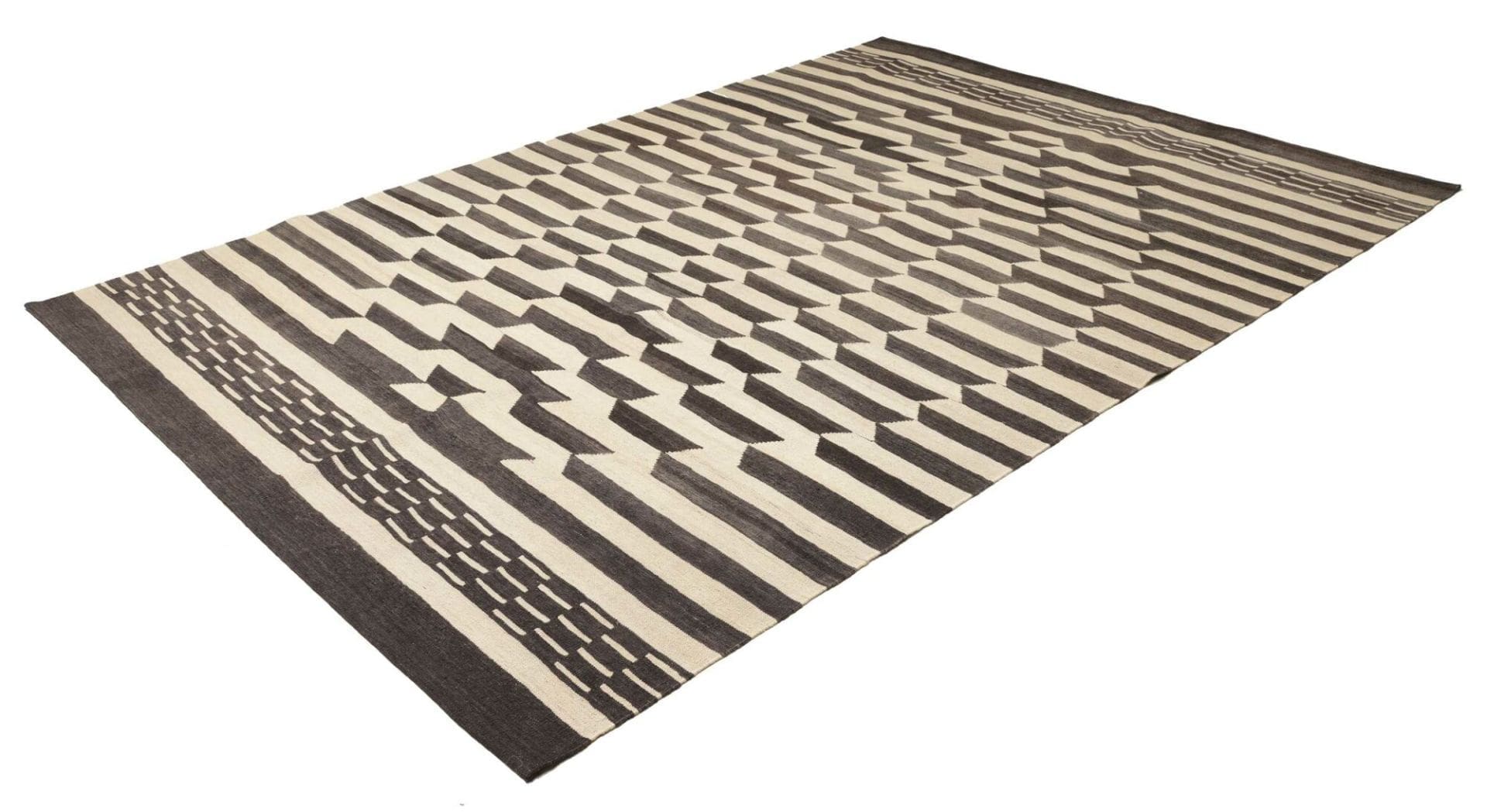 Handgewebter Kelim Perserteppich, 216 × 305 cm, Wolle