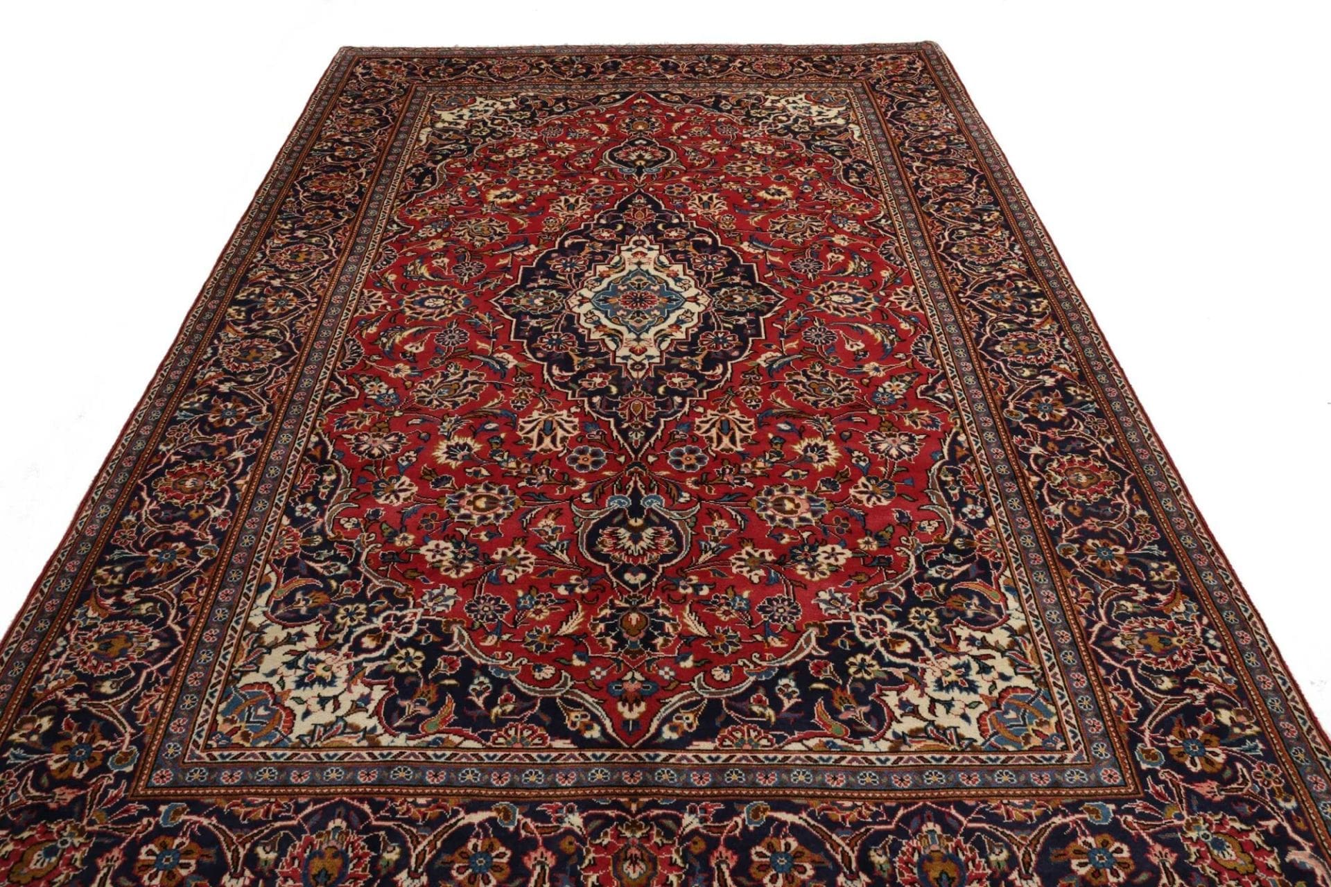 Handgeknüpfter Kashan Perserteppich 199 × 313 cm