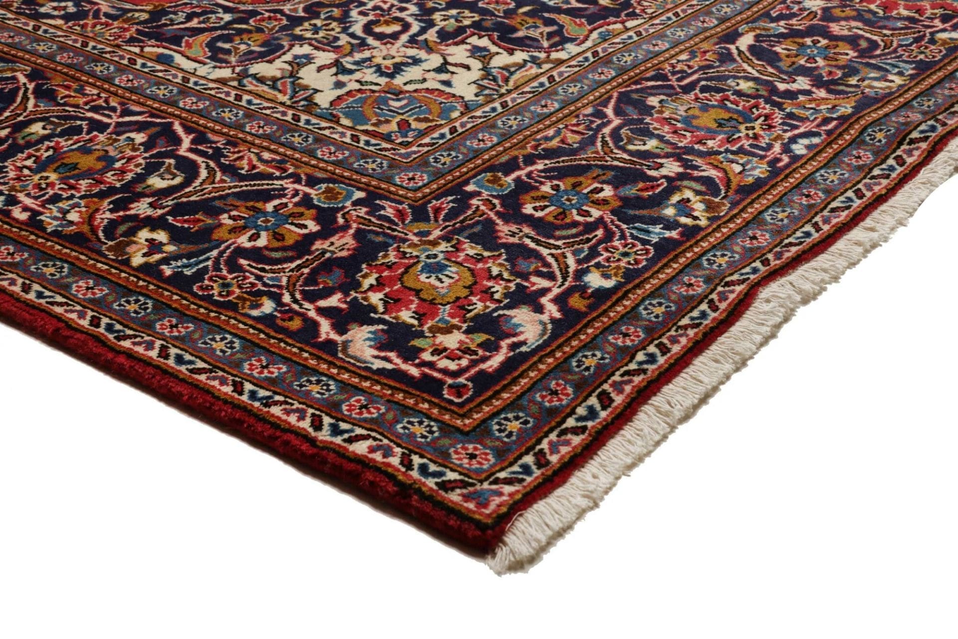 Handgeknüpfter Kashan Perserteppich 199 × 313 cm