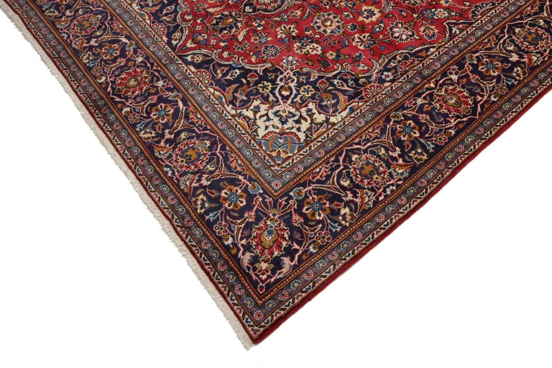 Handgeknüpfter Kashan Perserteppich 199 × 313 cm