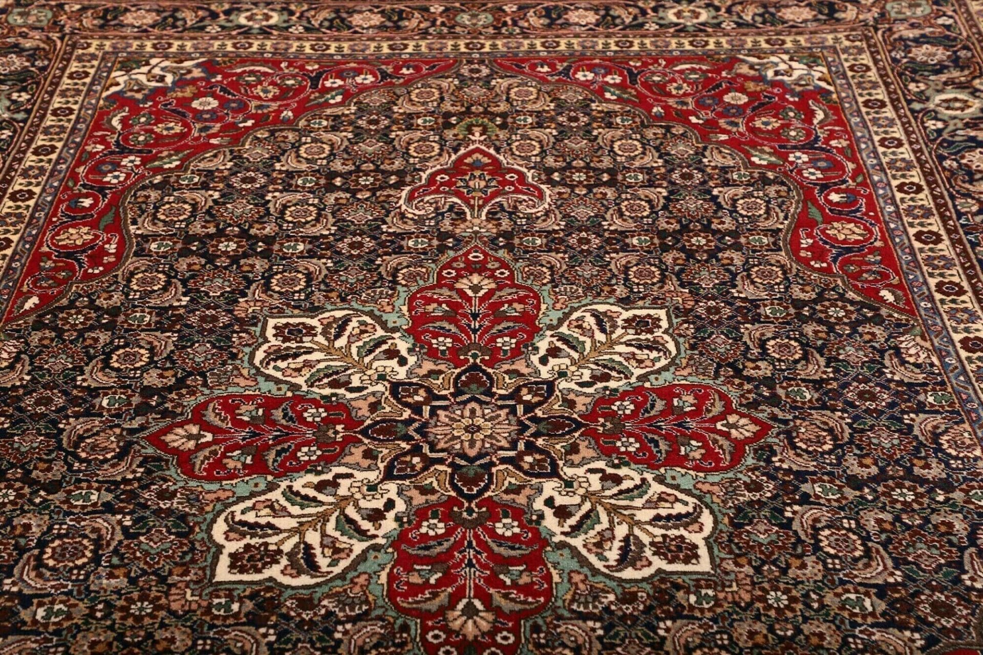 Handgeknüpfter Täbriz Perserteppich, 203 × 305 cm, Wolle