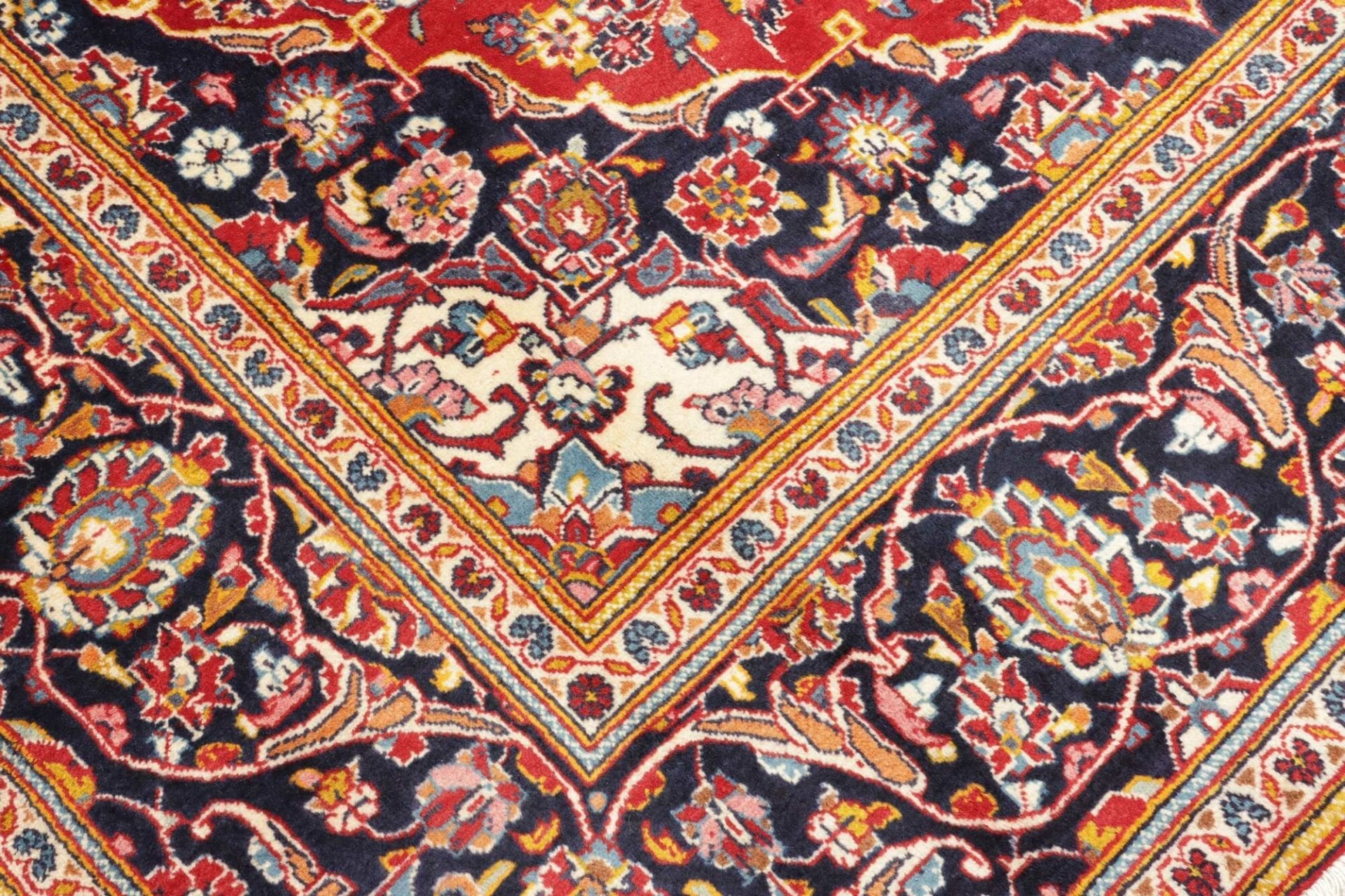 Handgeknüpfter Kashan Perserteppich, 200 × 300 cm, Wolle