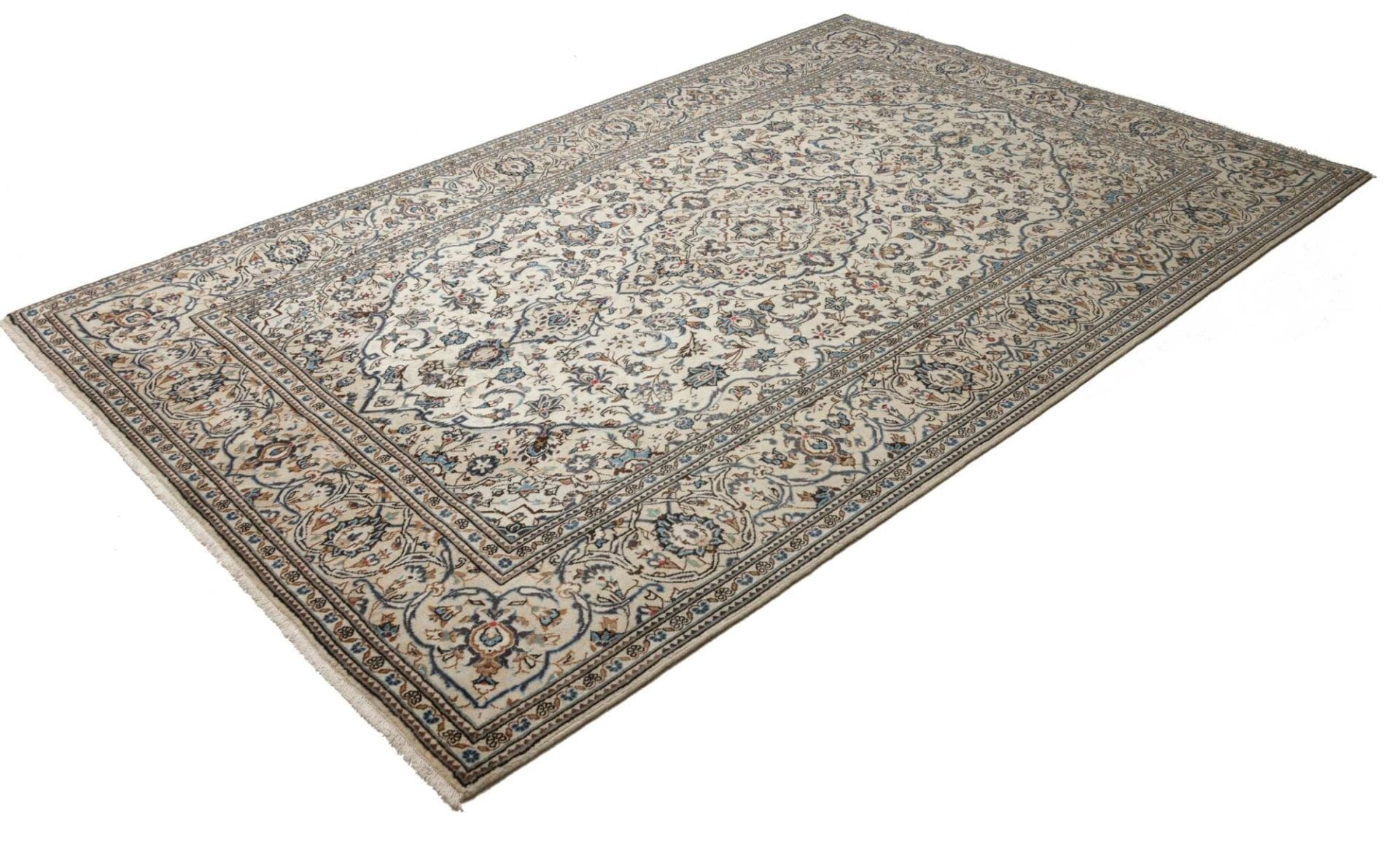 Kashan Perserteppich aus Iran, 198 × 302 cm
