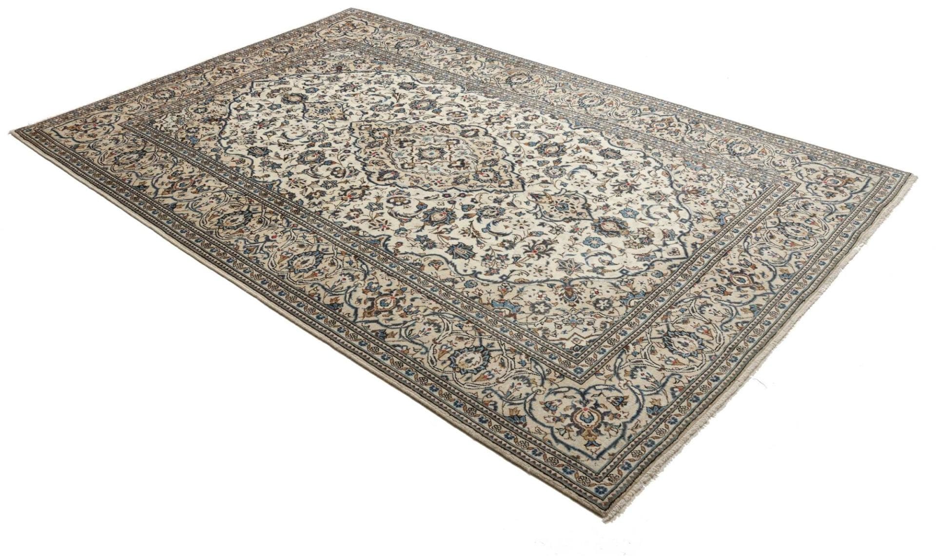 Kashan Perserteppich aus Iran, 198 × 302 cm