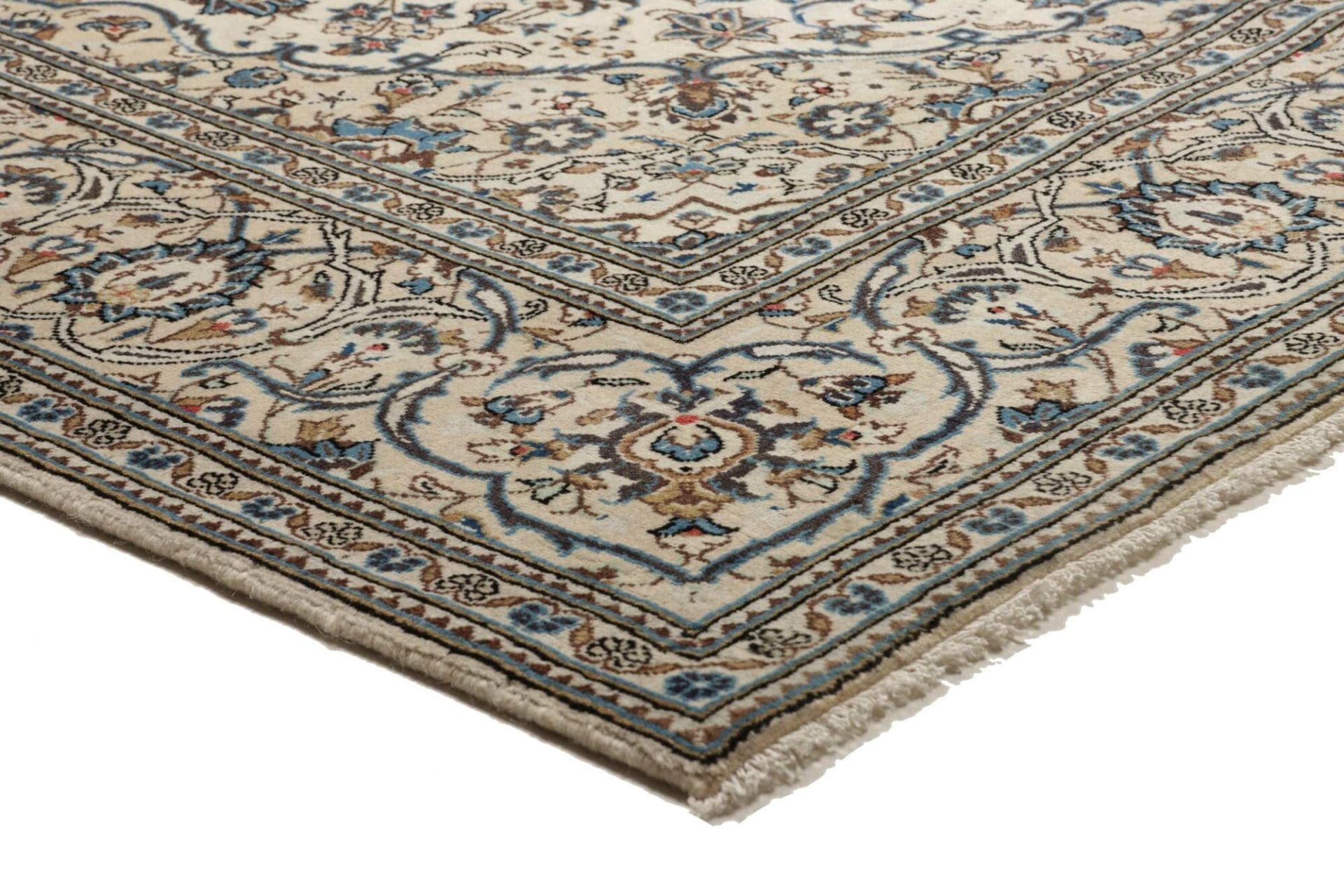 Kashan Perserteppich aus Iran, 198 × 302 cm