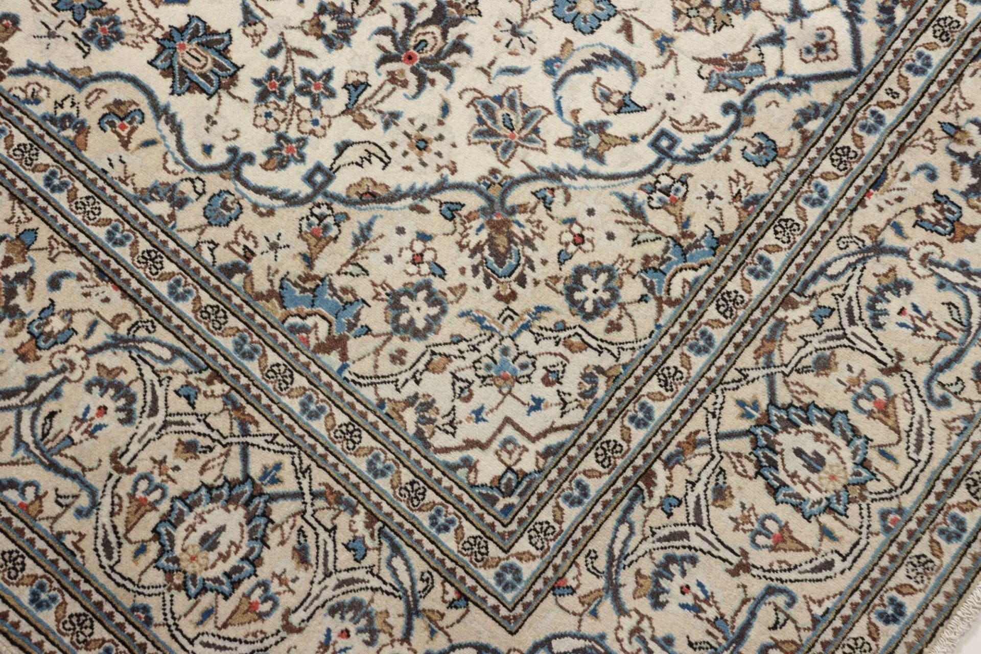 Kashan Perserteppich aus Iran, 198 × 302 cm