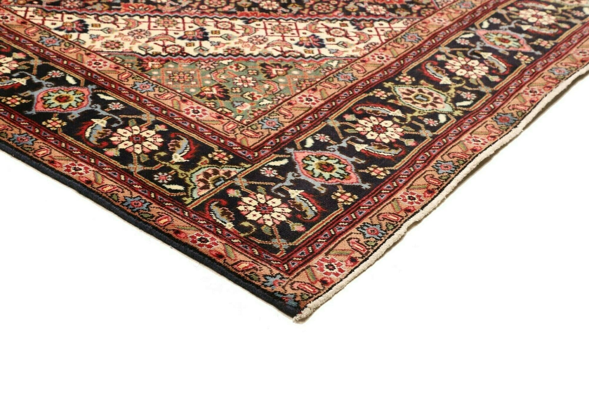 Handgeknüpfter Täbriz Perserteppich 203 × 308 cm