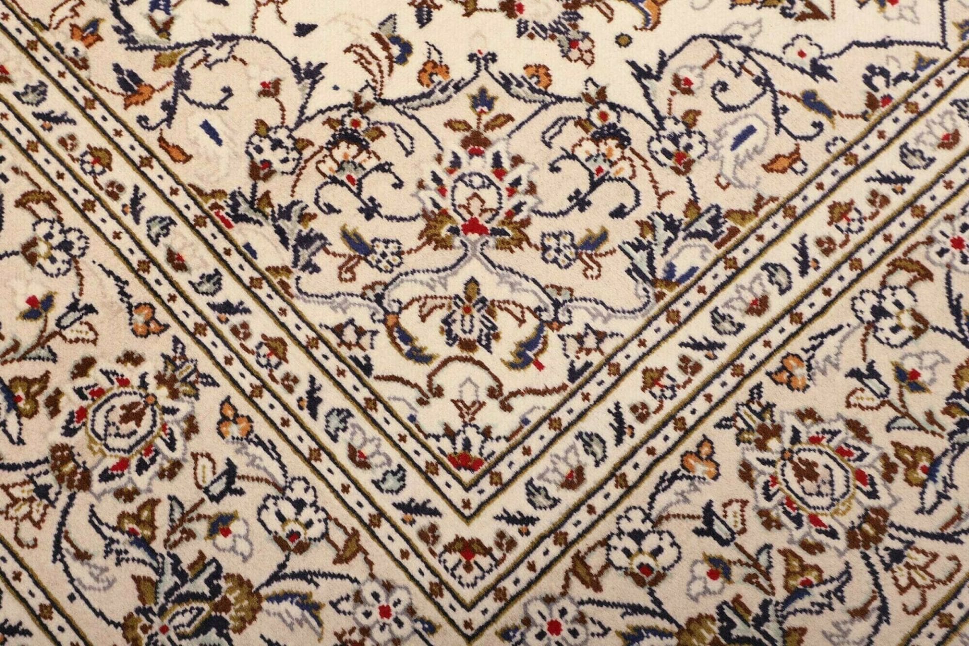 Handgeknüpfter Kashan Perserteppich, 198 × 305 cm, Wolle