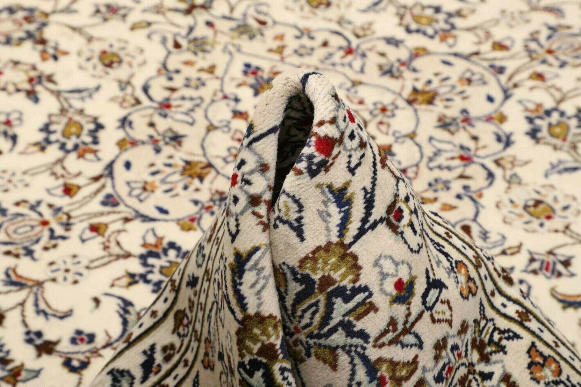 Handgeknüpfter Kashan Perserteppich, 198 × 305 cm, Wolle