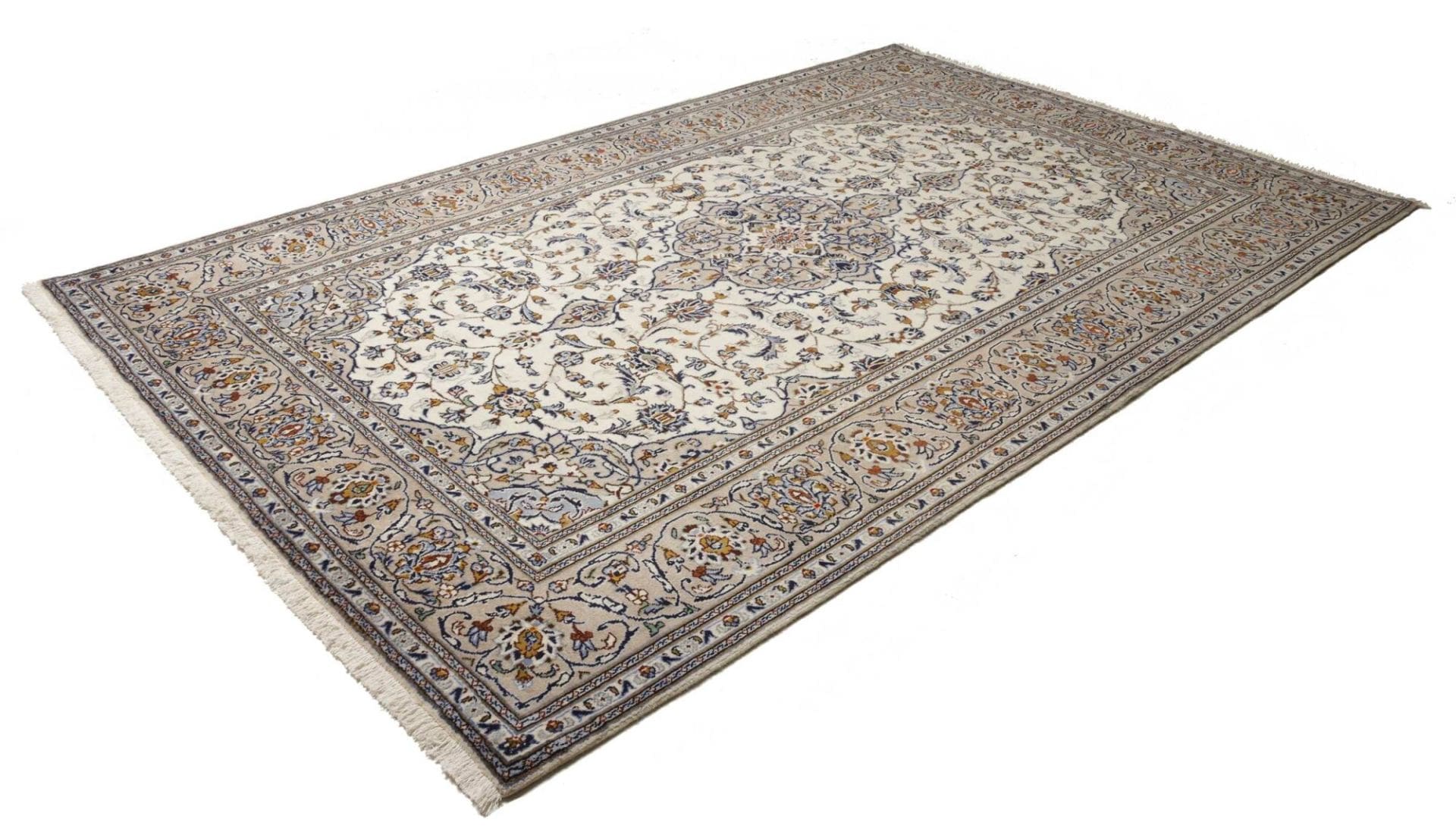 Kashan Perserteppich 206 × 320 cm aus Wolle, handgeknüpft
