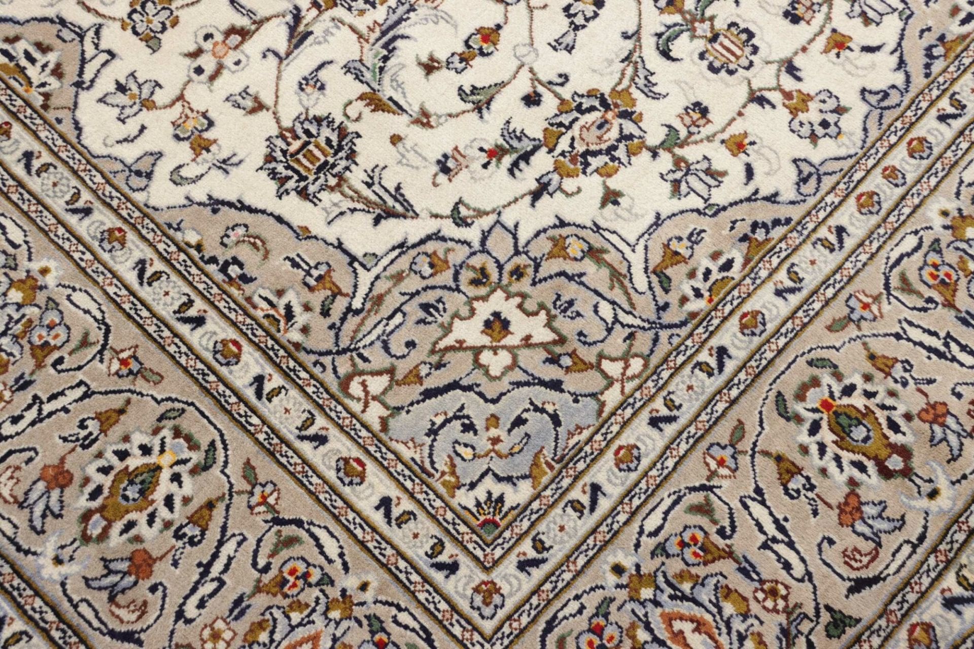 Kashan Perserteppich 206 × 320 cm aus Wolle, handgeknüpft