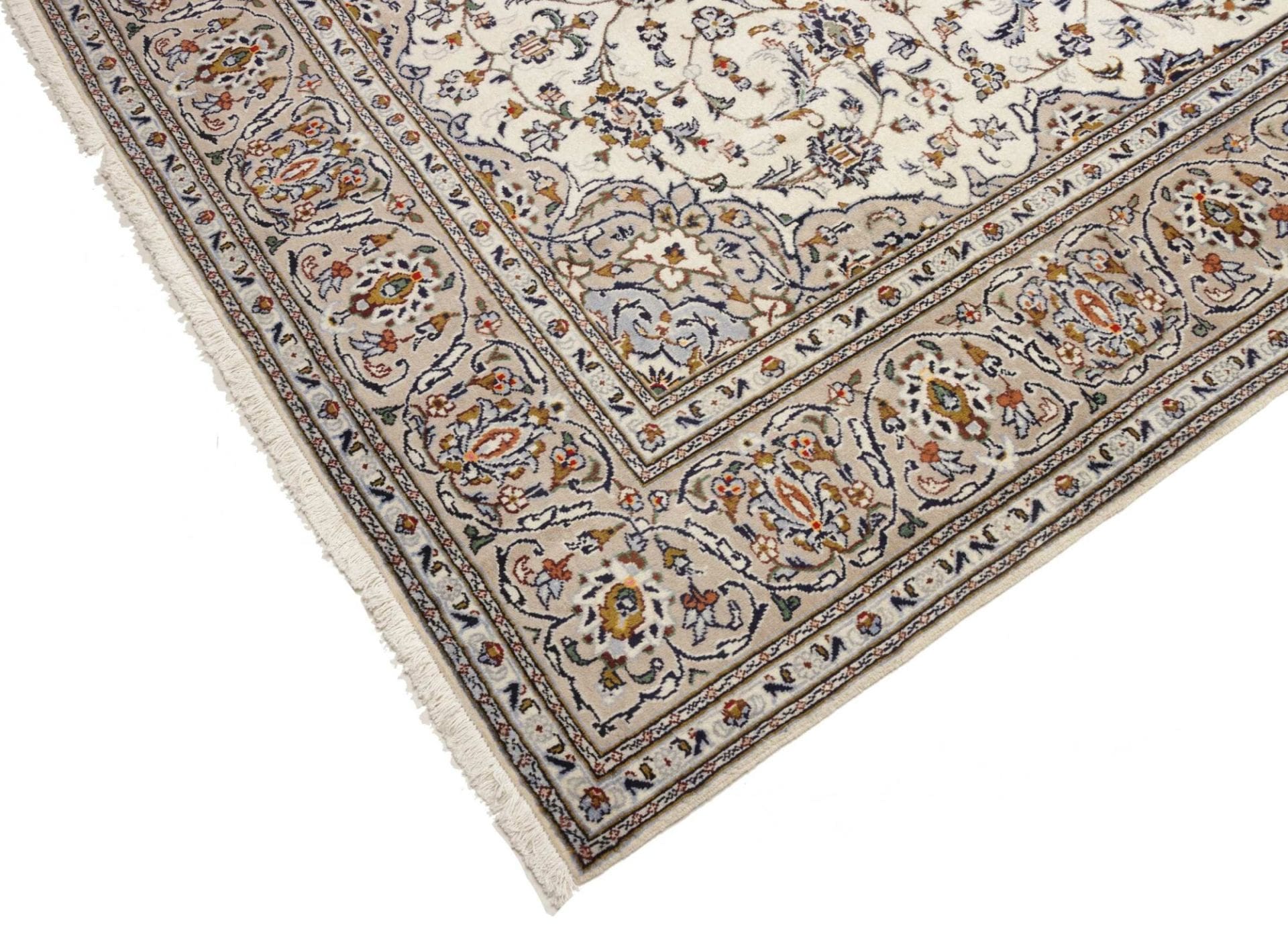 Kashan Perserteppich 206 × 320 cm aus Wolle, handgeknüpft