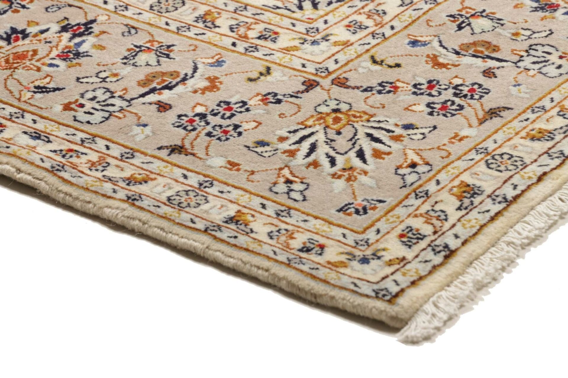 Handgeknüpfter Kashan Perserteppich, 199 × 292 cm, Wolle