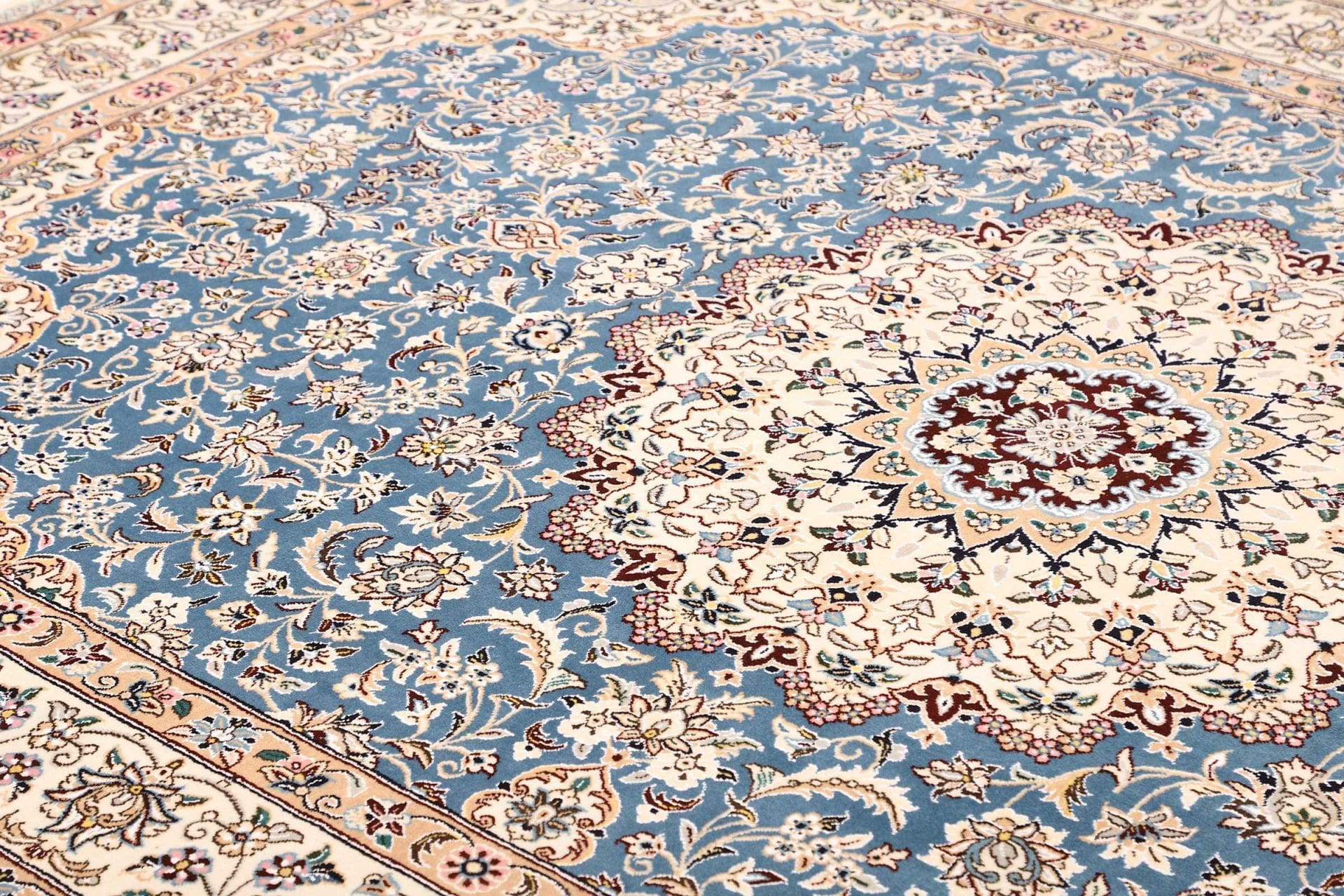 Nain Perserteppich 213 × 306 cm aus Wolle, handgeknüpft