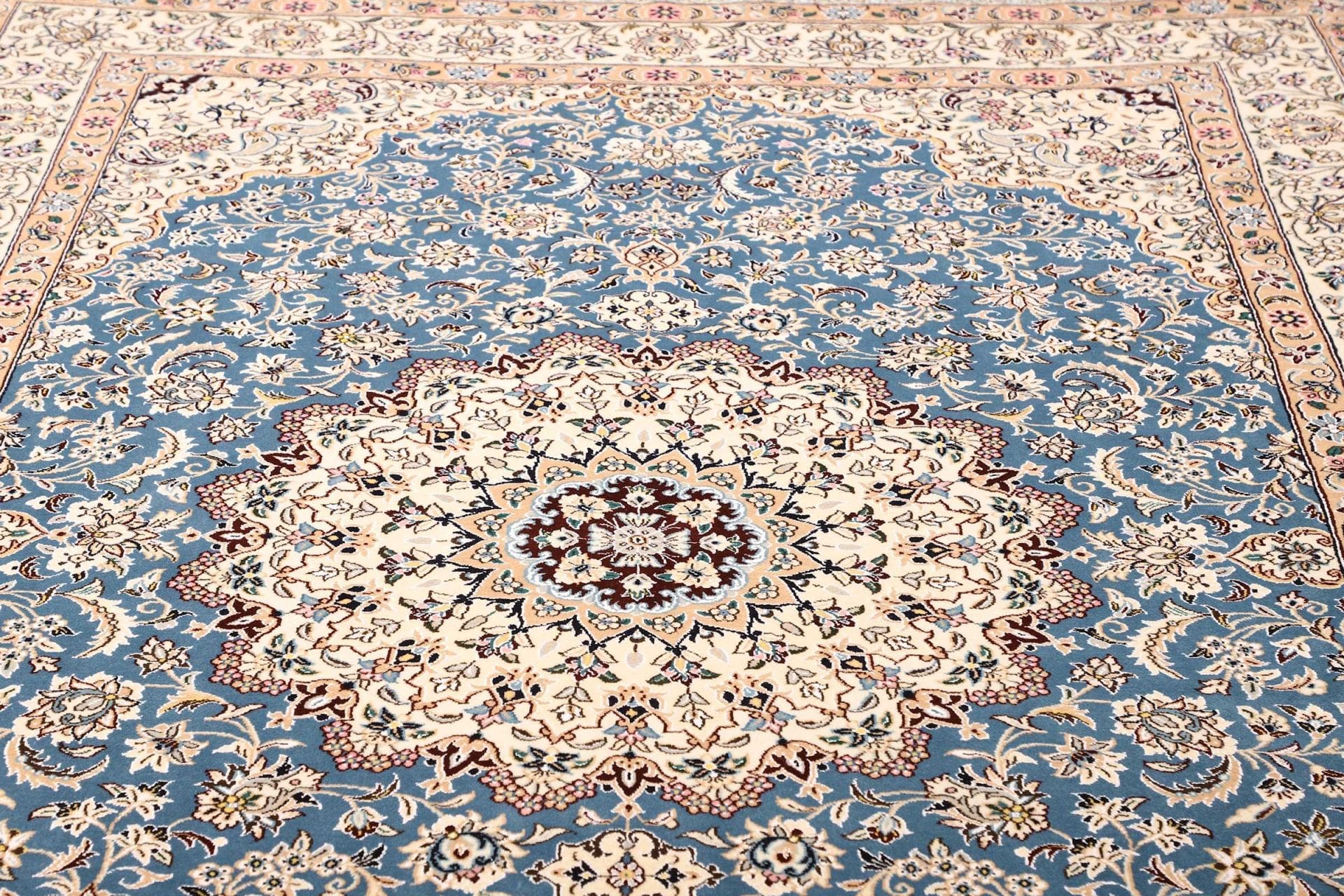 Nain Perserteppich 213 × 306 cm aus Wolle, handgeknüpft