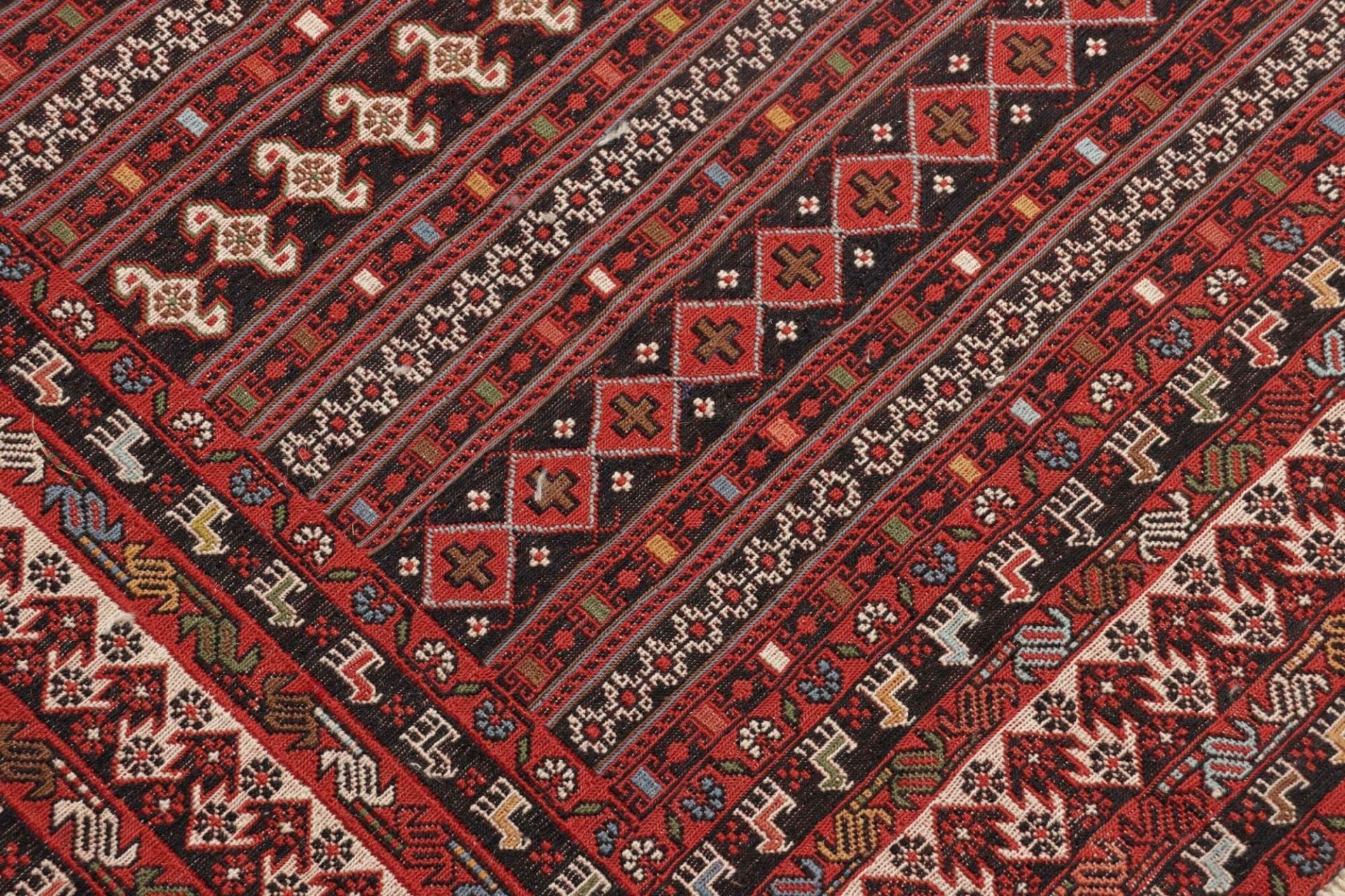 Handgewebter Kelim Perserteppich, 199 × 293 cm, Wolle