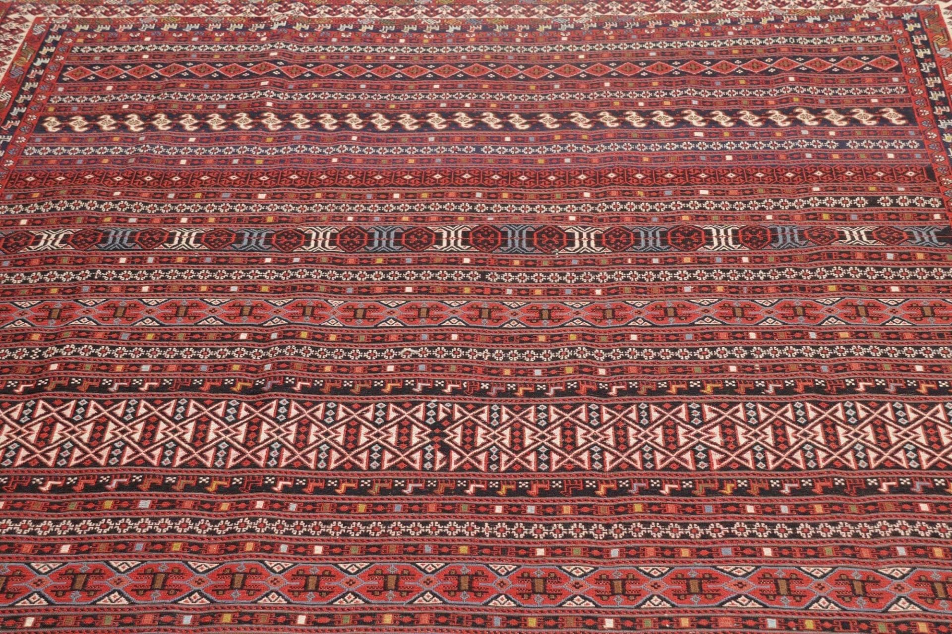 Handgewebter Kelim Perserteppich, 199 × 293 cm, Wolle