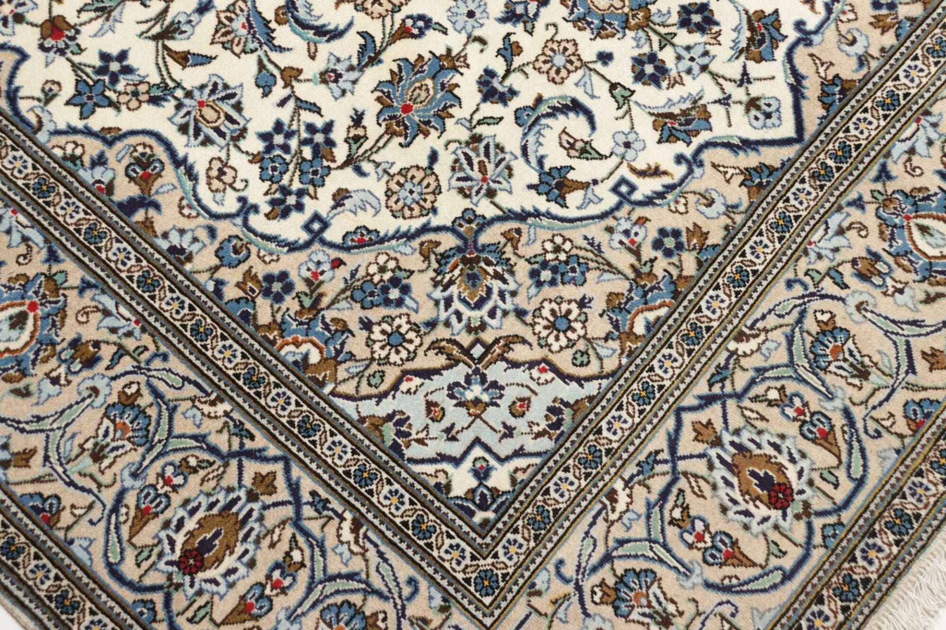 Handgeknüpfter Kashan Perserteppich, 200 × 304 cm, Wolle