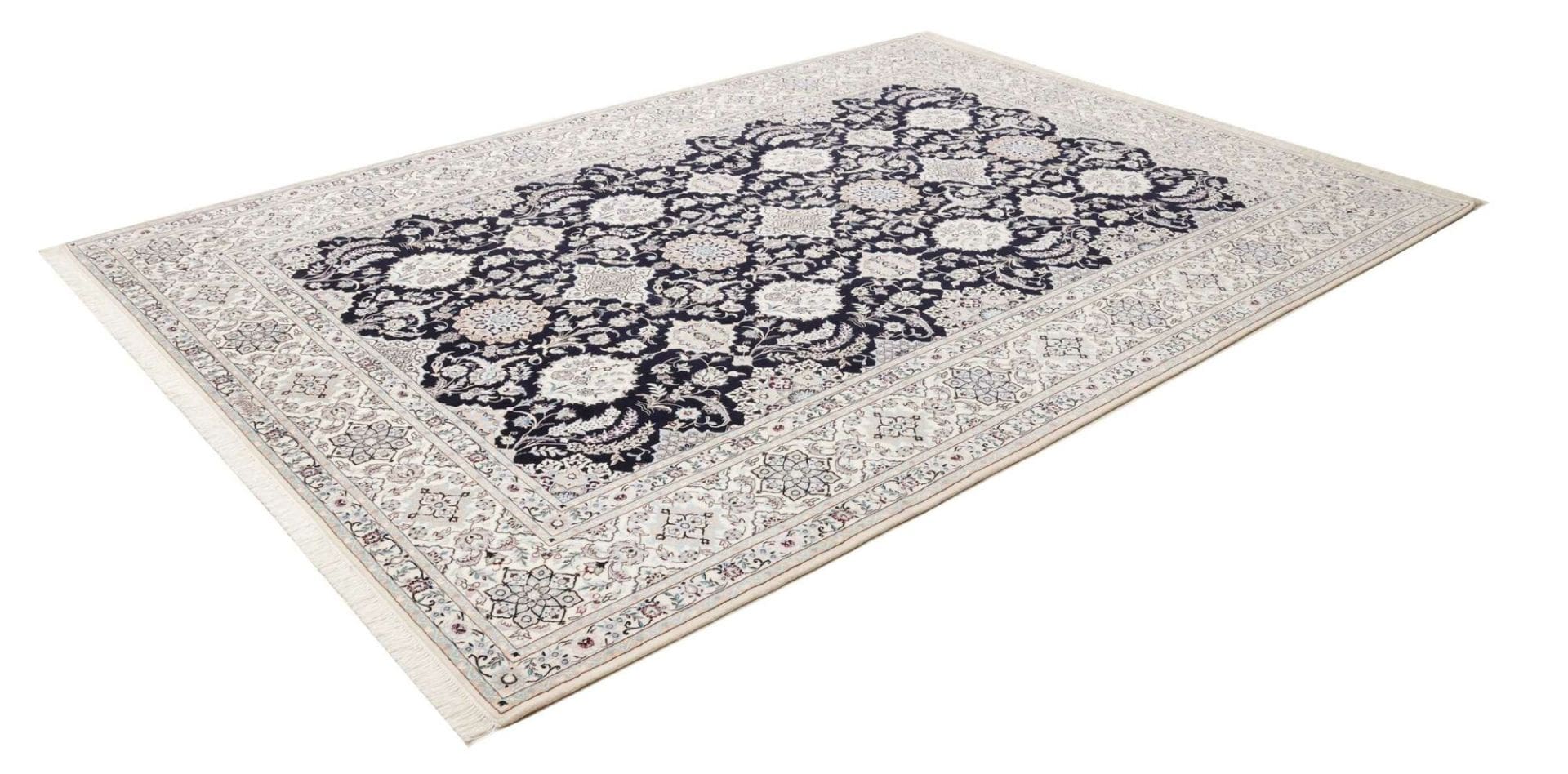 Handgeknüpfter Nain Perserteppich, 220 × 305 cm, Wolle