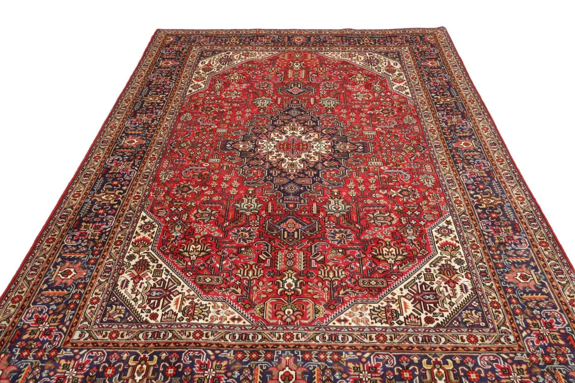 Handgeknüpfter Täbriz Perserteppich 208 × 300 cm