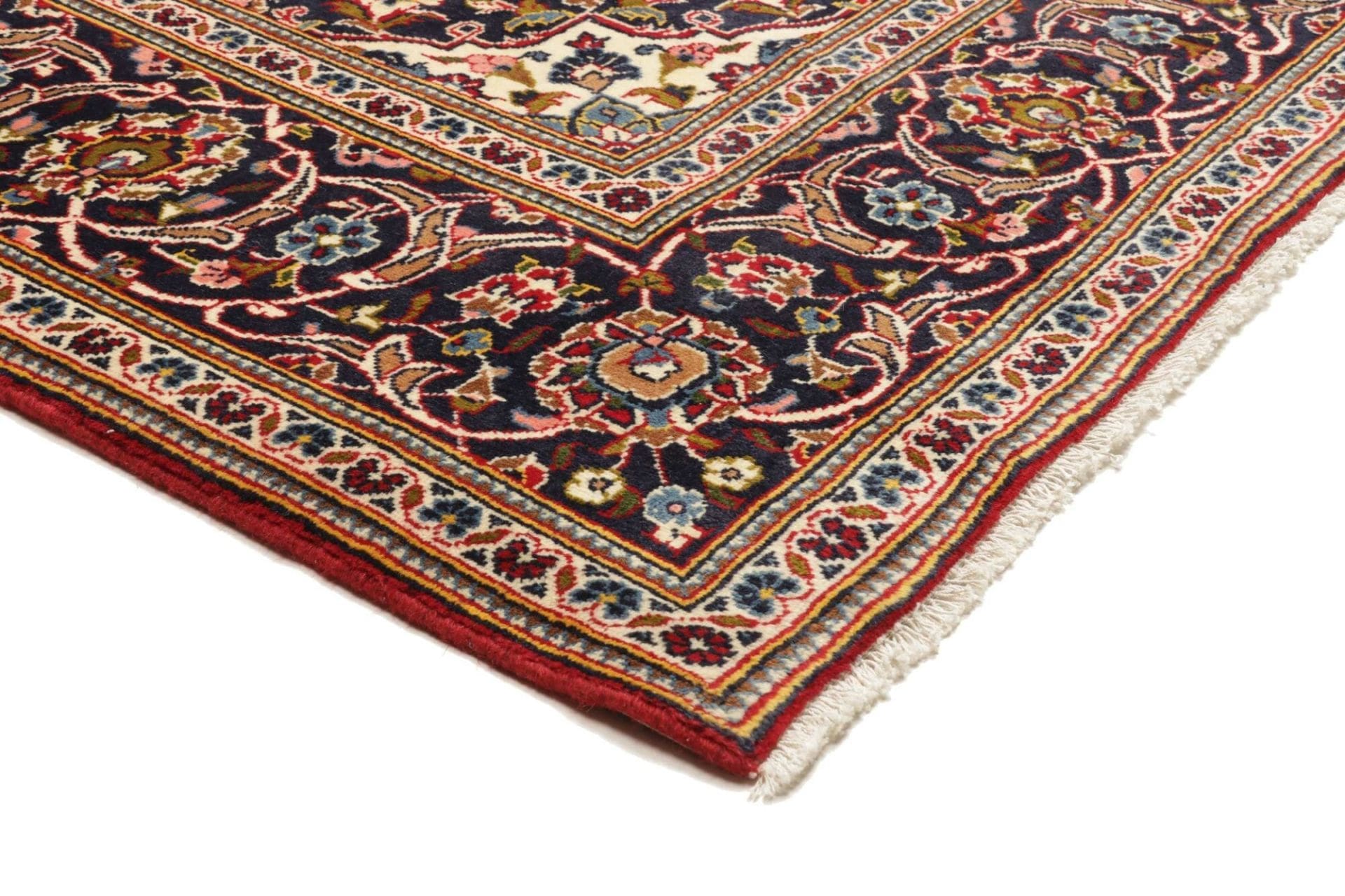 Handgeknüpfter Kashan Perserteppich 208 × 304 cm
