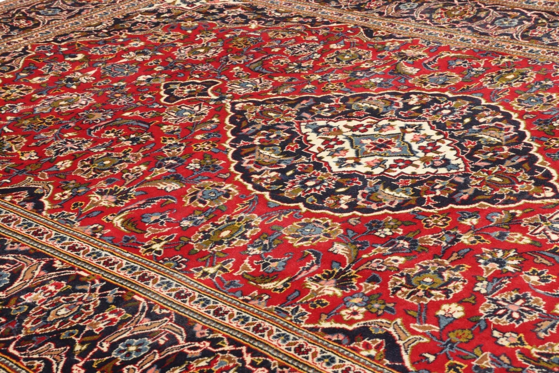 Handgeknüpfter Kashan Perserteppich 208 × 304 cm