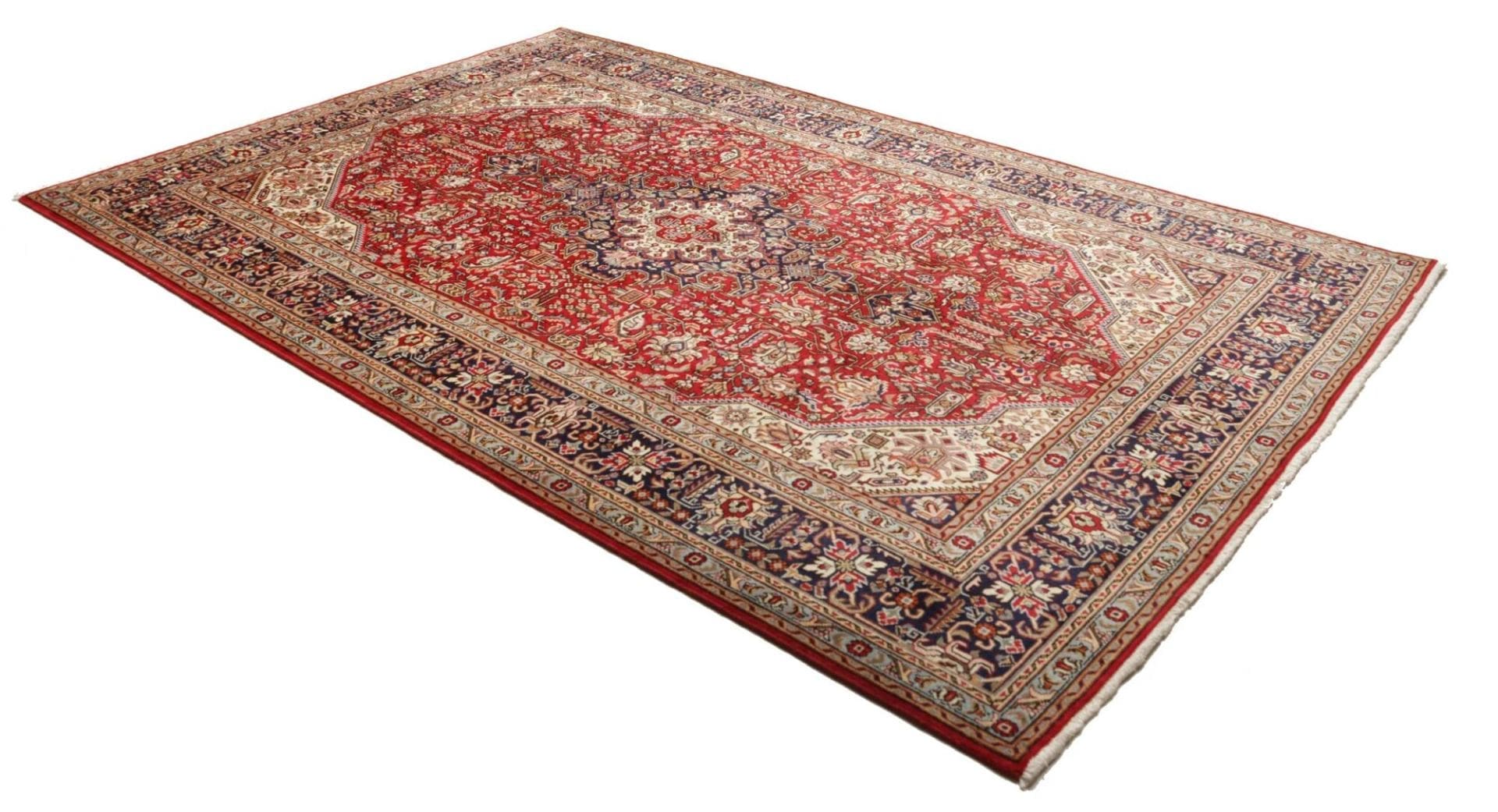 Täbriz Perserteppich 203 × 307 cm aus Wolle, handgeknüpft