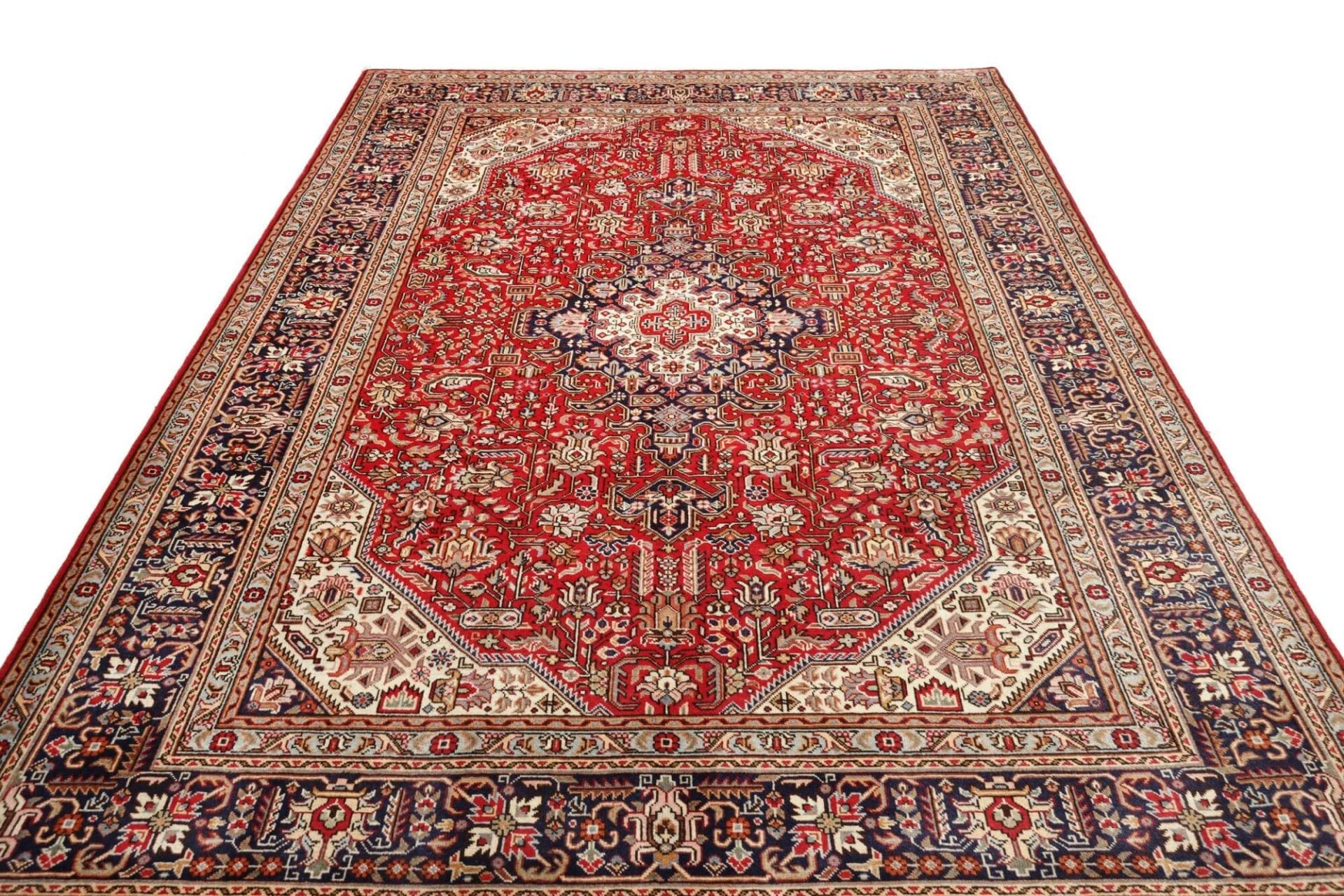 Täbriz Perserteppich 203 × 307 cm aus Wolle, handgeknüpft