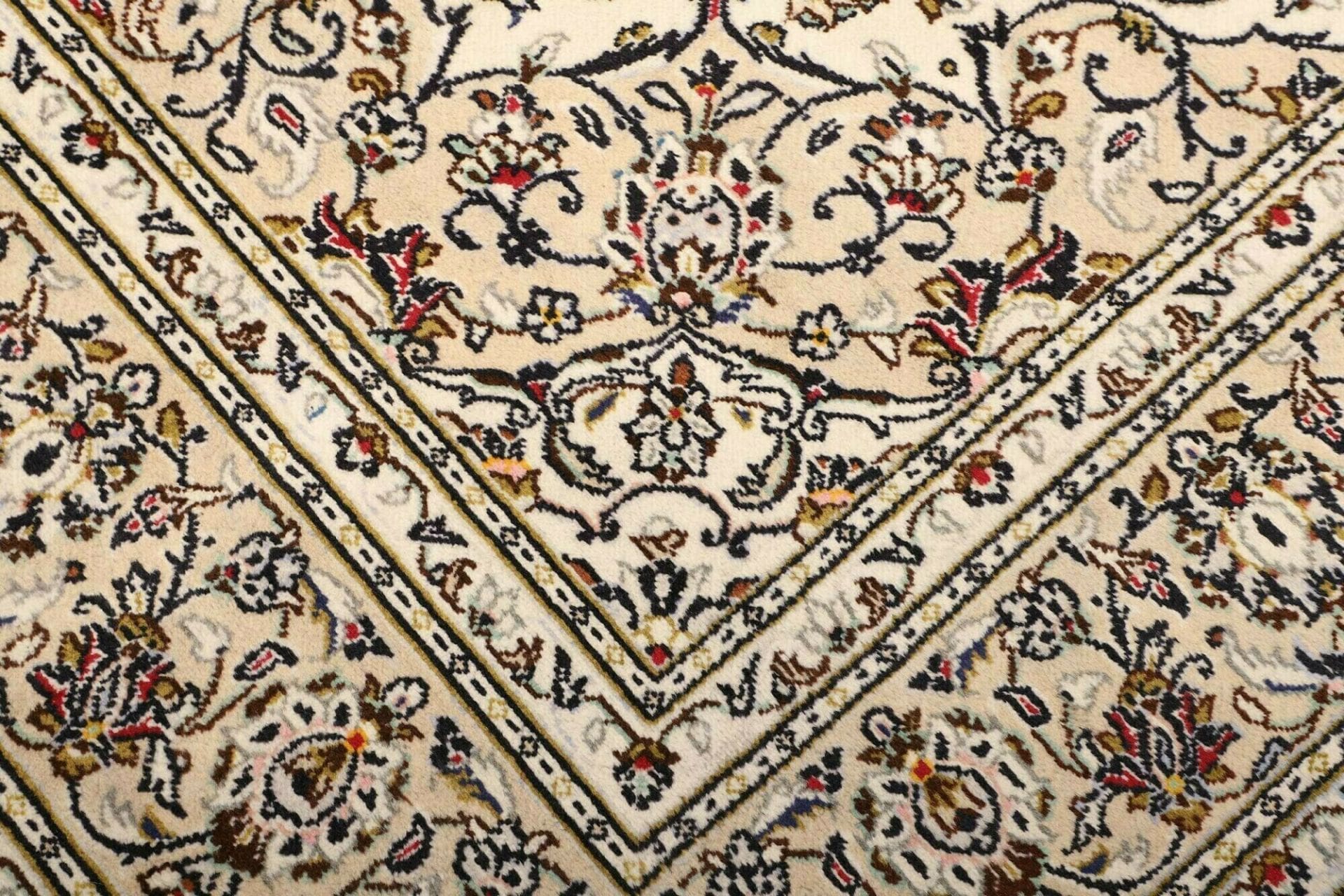 Handgeknüpfter Kashan Perserteppich, 205 × 298 cm, Wolle