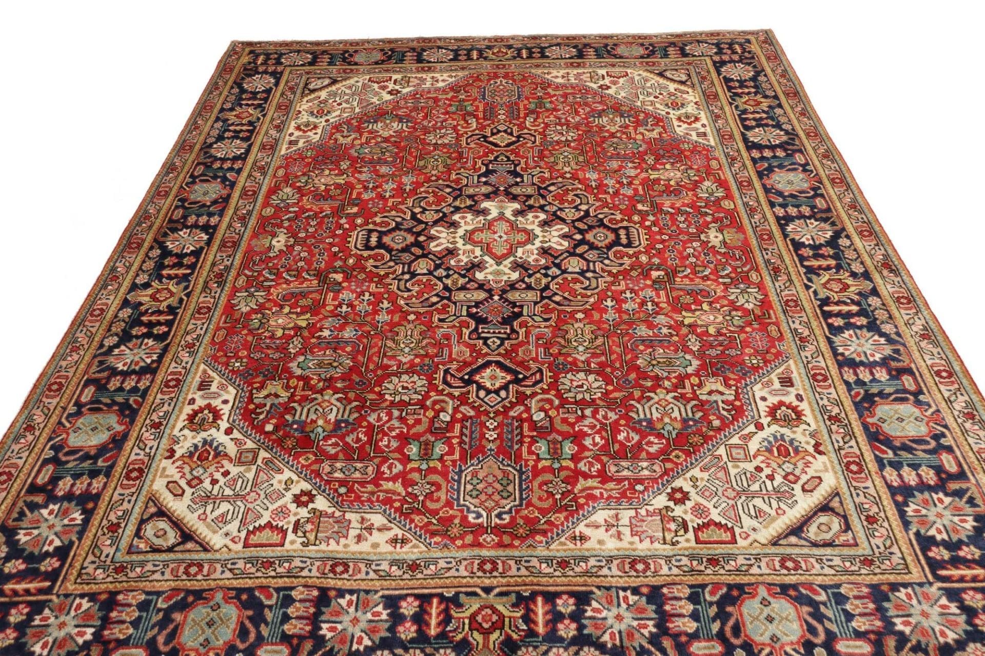 Handgeknüpfter Täbriz Perserteppich, 203 × 298 cm, Wolle