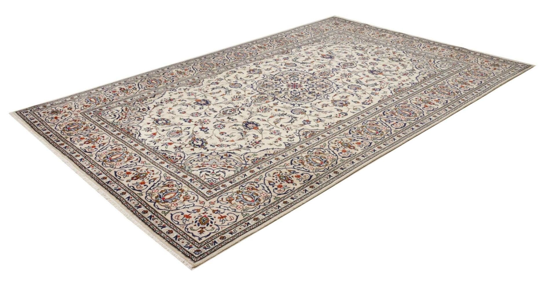 Kashan Perserteppich 206 × 315 cm aus Wolle, handgeknüpft