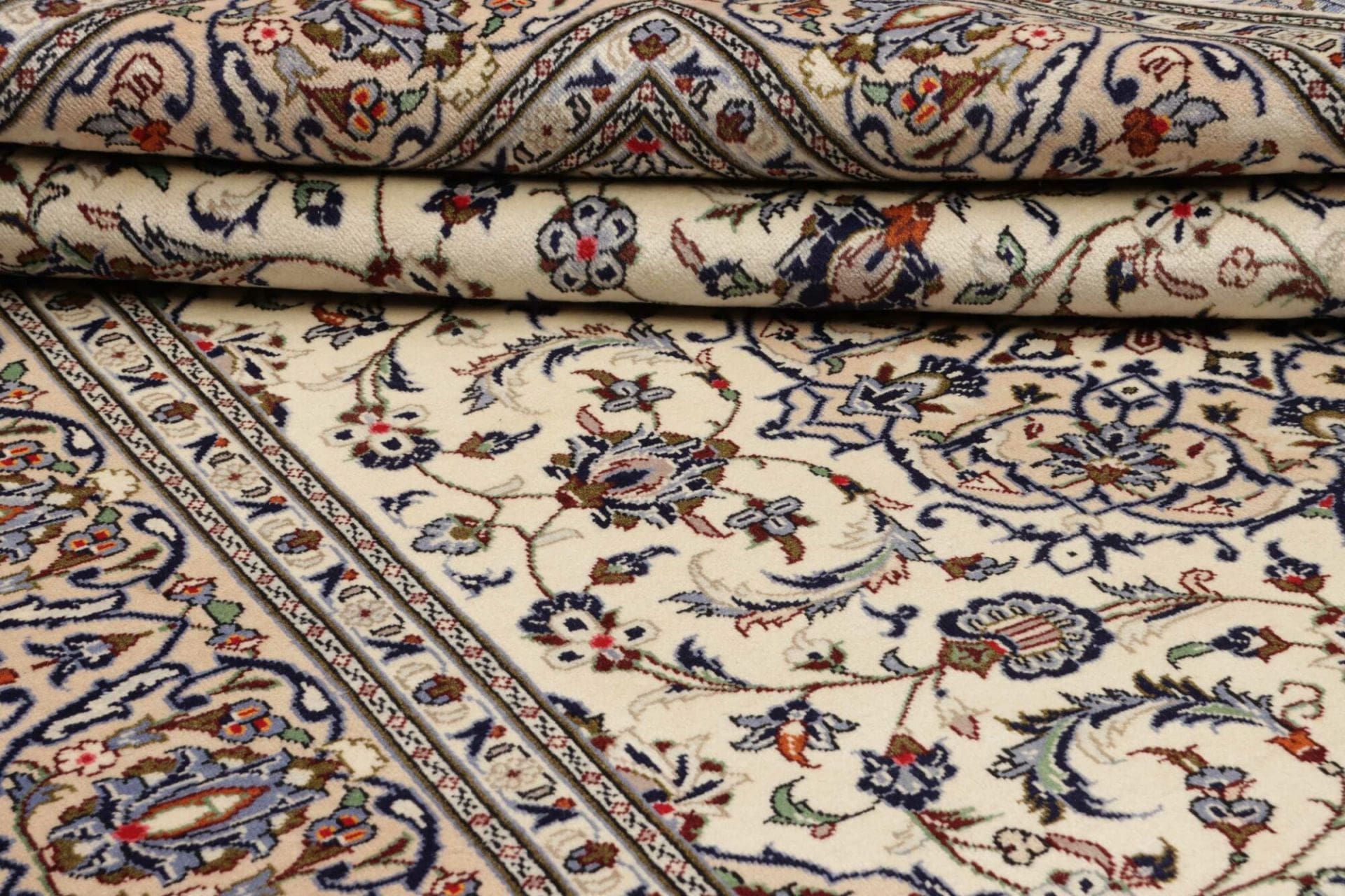 Kashan Perserteppich 206 × 315 cm aus Wolle, handgeknüpft