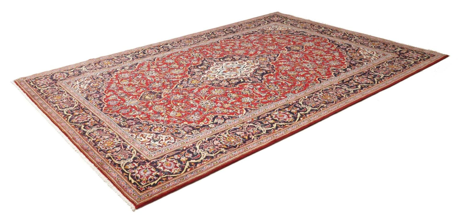 Kashan Perserteppich aus Iran, 218 × 308 cm