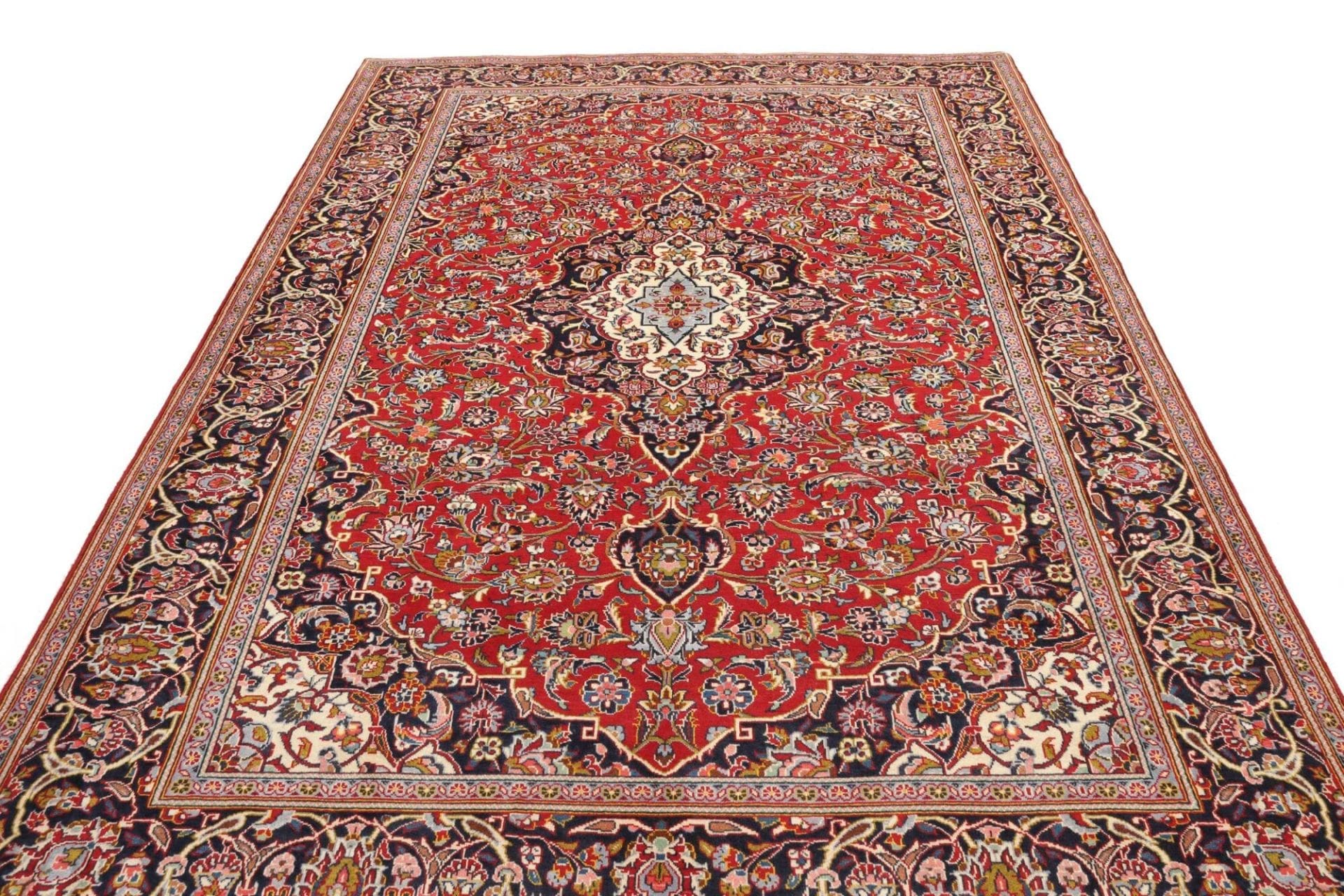 Kashan Perserteppich aus Iran, 218 × 308 cm